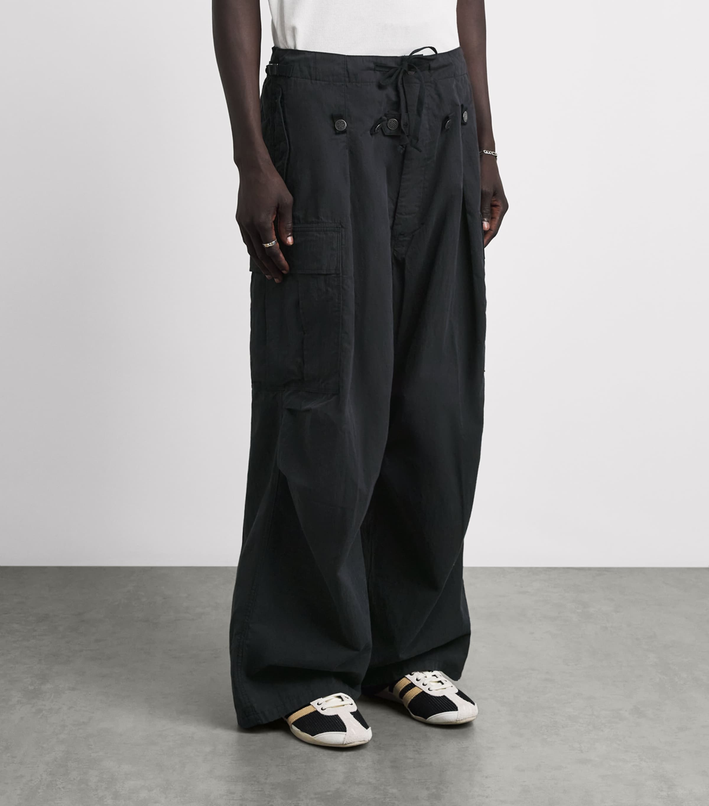 Kapital Black Ripstop Jumbo Cargo Trousers | Harrods US
