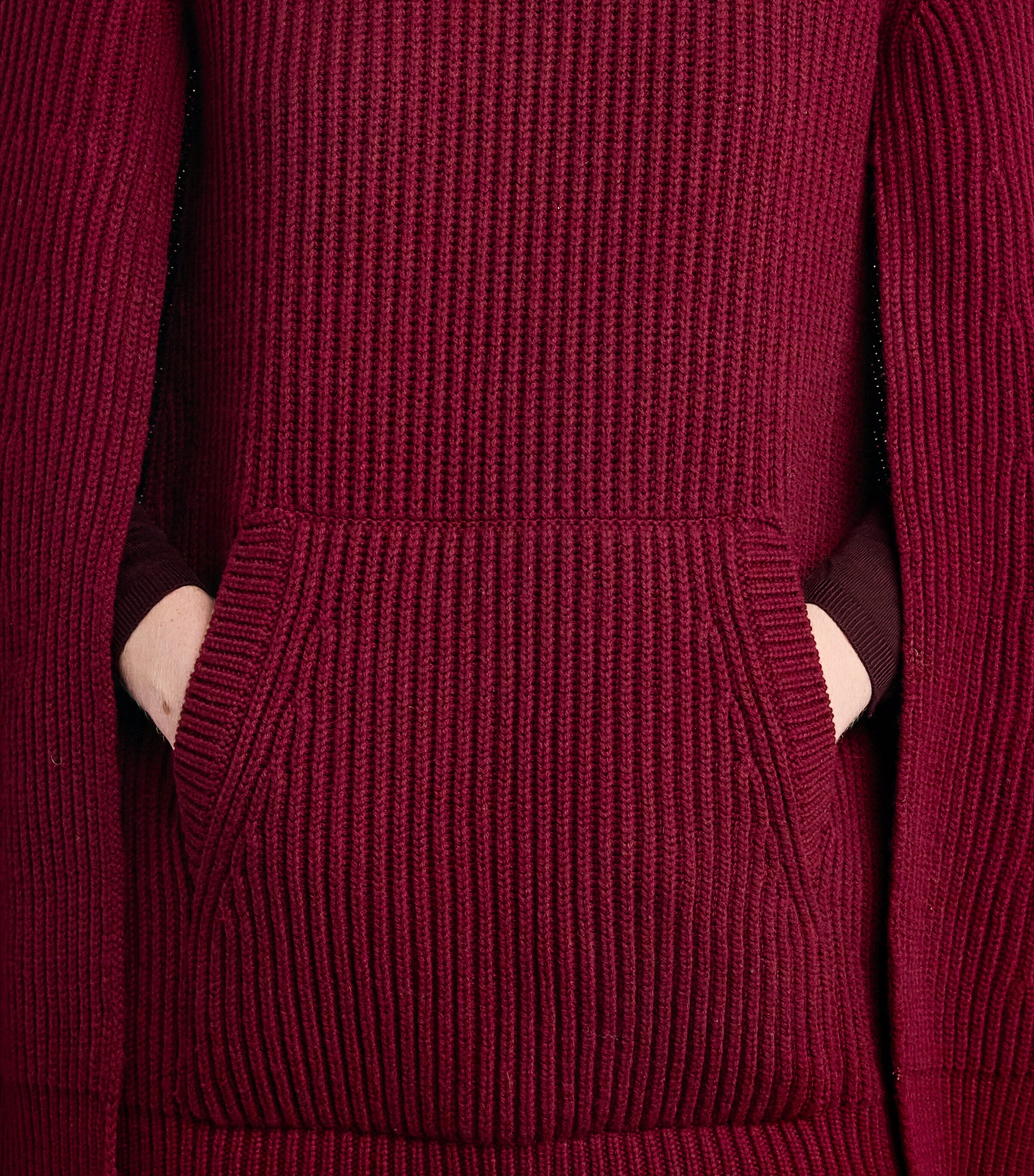Wool-Cashmere Mini Dress RASPBERRY Image 7