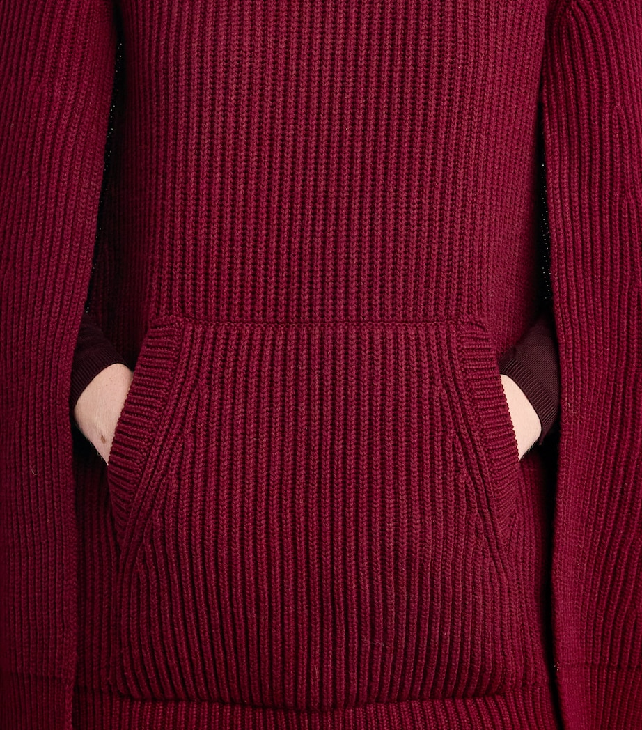 Wool-Cashmere Mini Dress RASPBERRY Image 7
