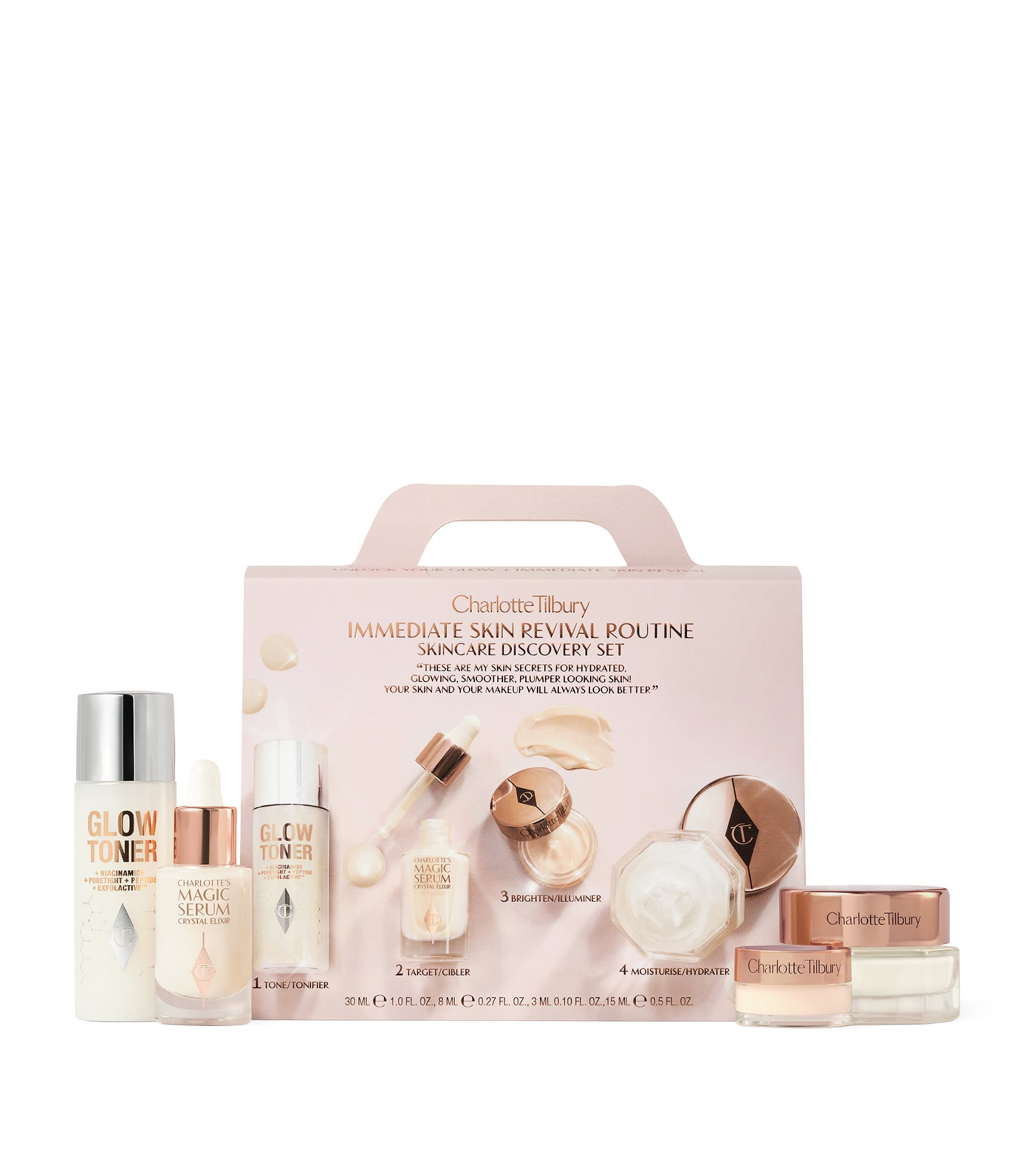 Charlotte Tilbury Immediate Skin Revival Routine Discovery Set (Worth £79) Image 1