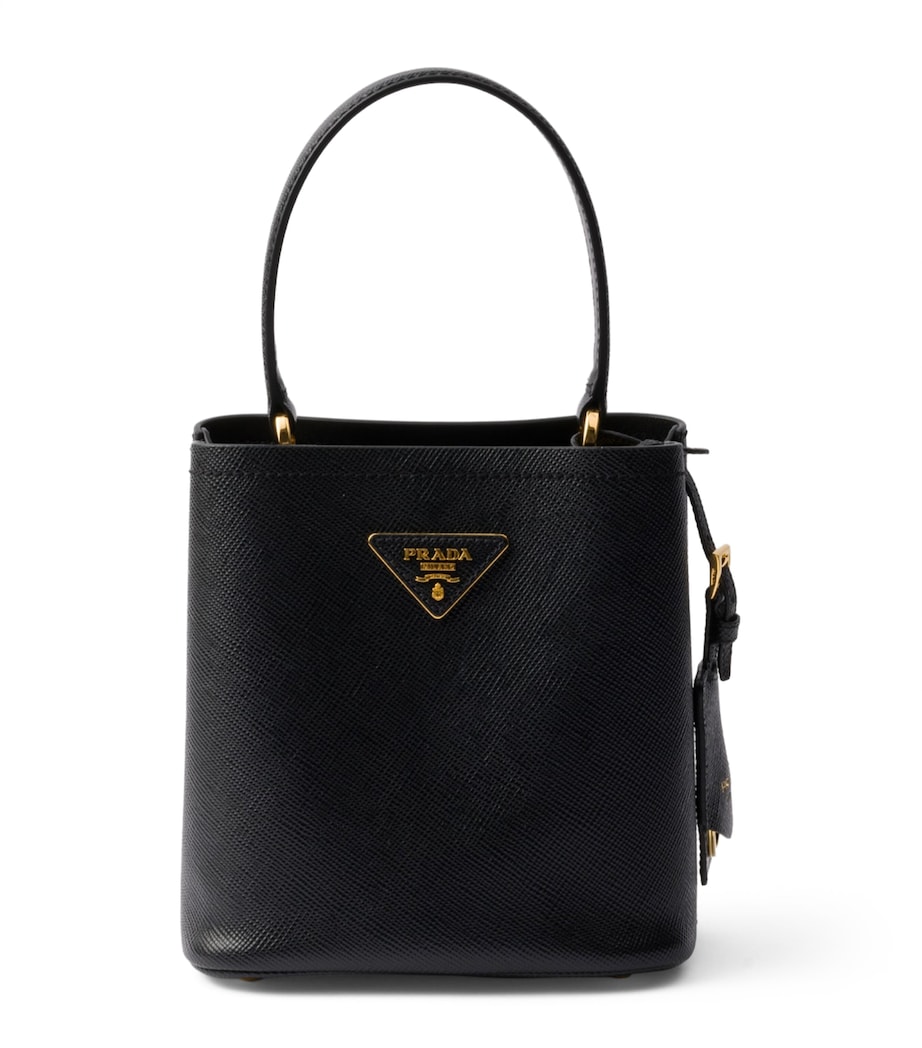 Prada Saffiano Leather Panier Top-Handle Bag Image 1