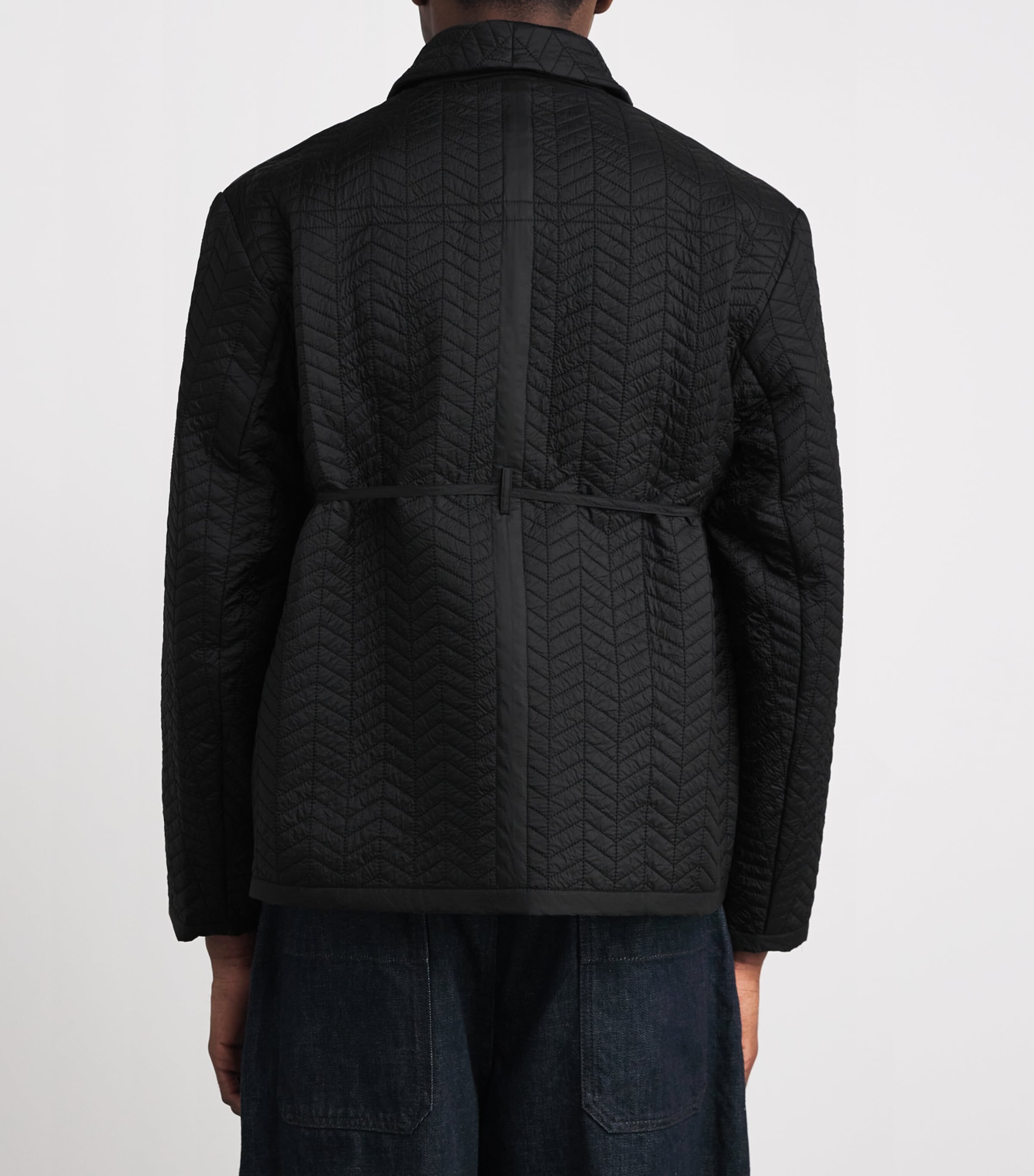 Craig Green Black Cotton-Blend Quilted Jacket | Harrods US