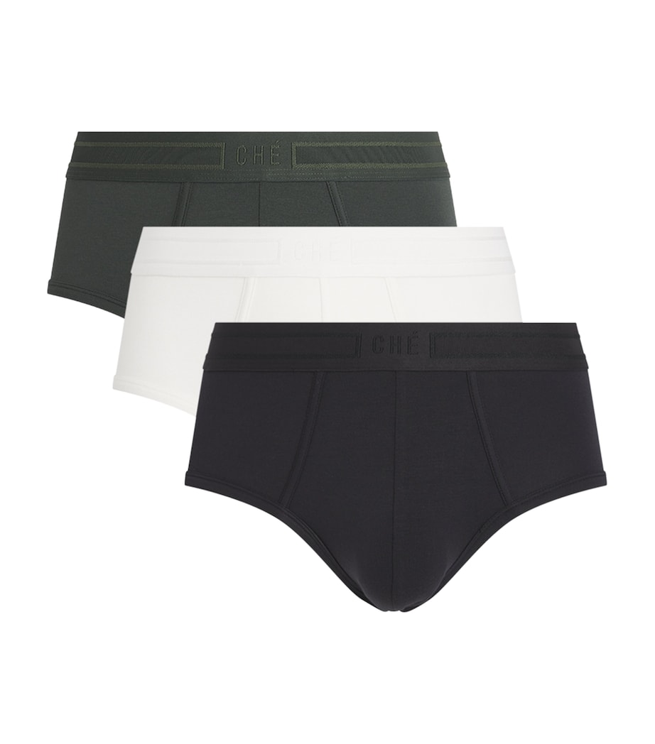 Logo-Waist Briefs (Pack of 3) MIXED Image 1