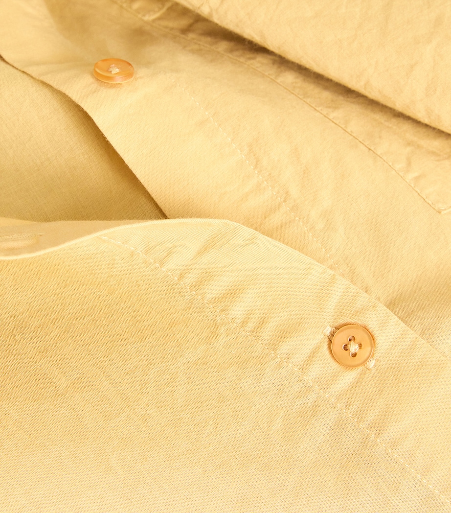 Organic Cotton Derris Shirt 1BP LIGHT CAMEL Image 5