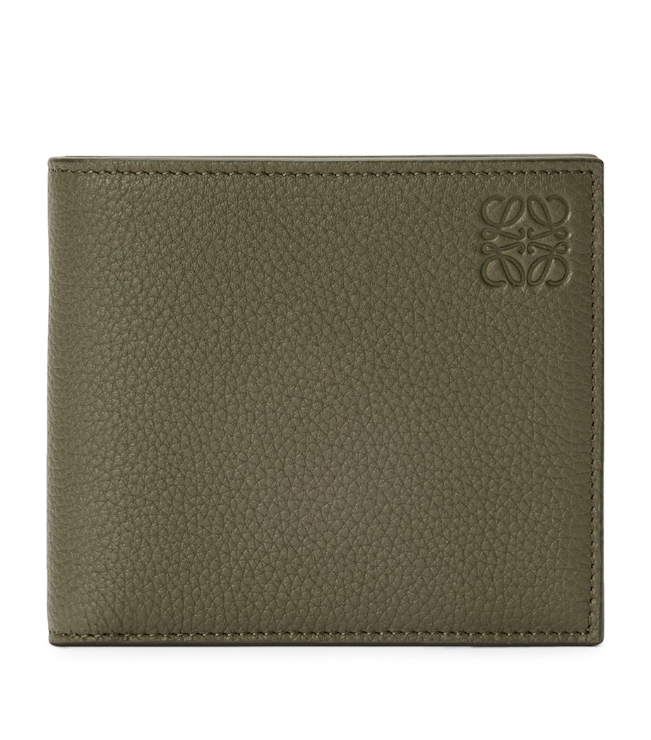 Leather Bifold Wallet KHAKI GREEN Image 1