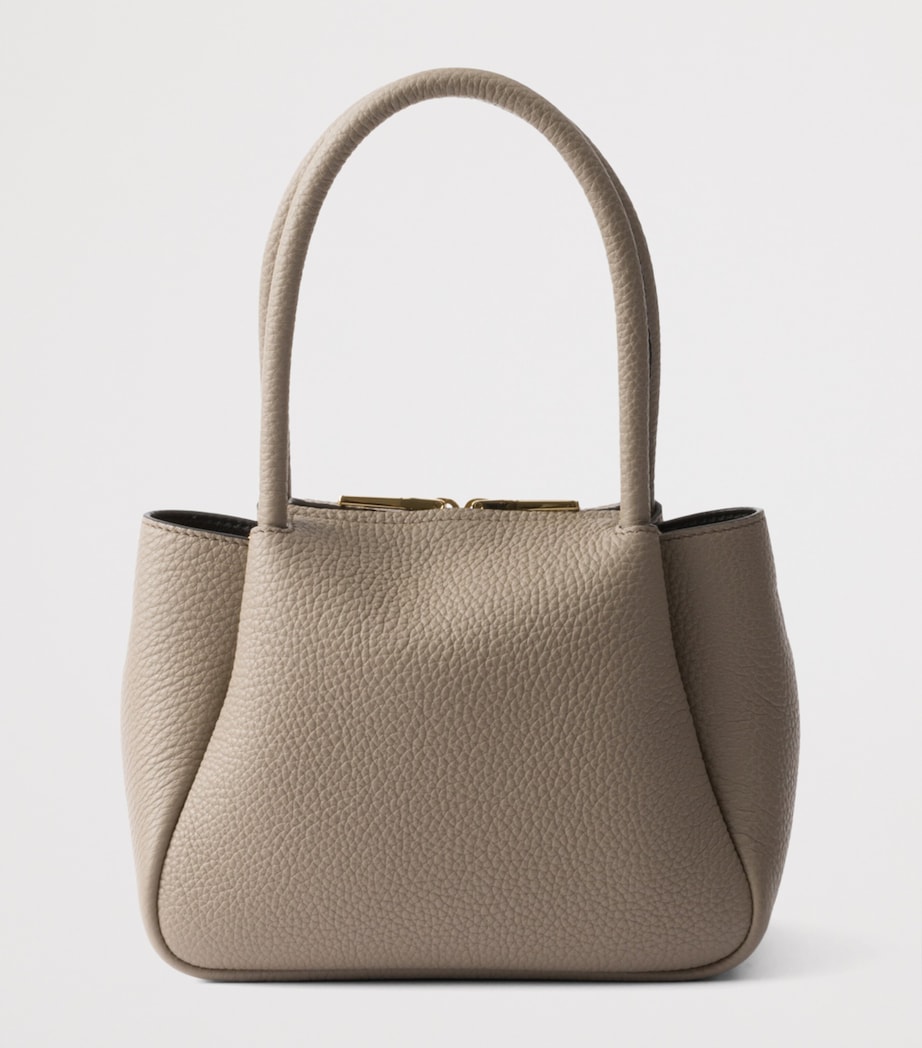 Mini Leather Top-Handle Bag F03QH Image 3