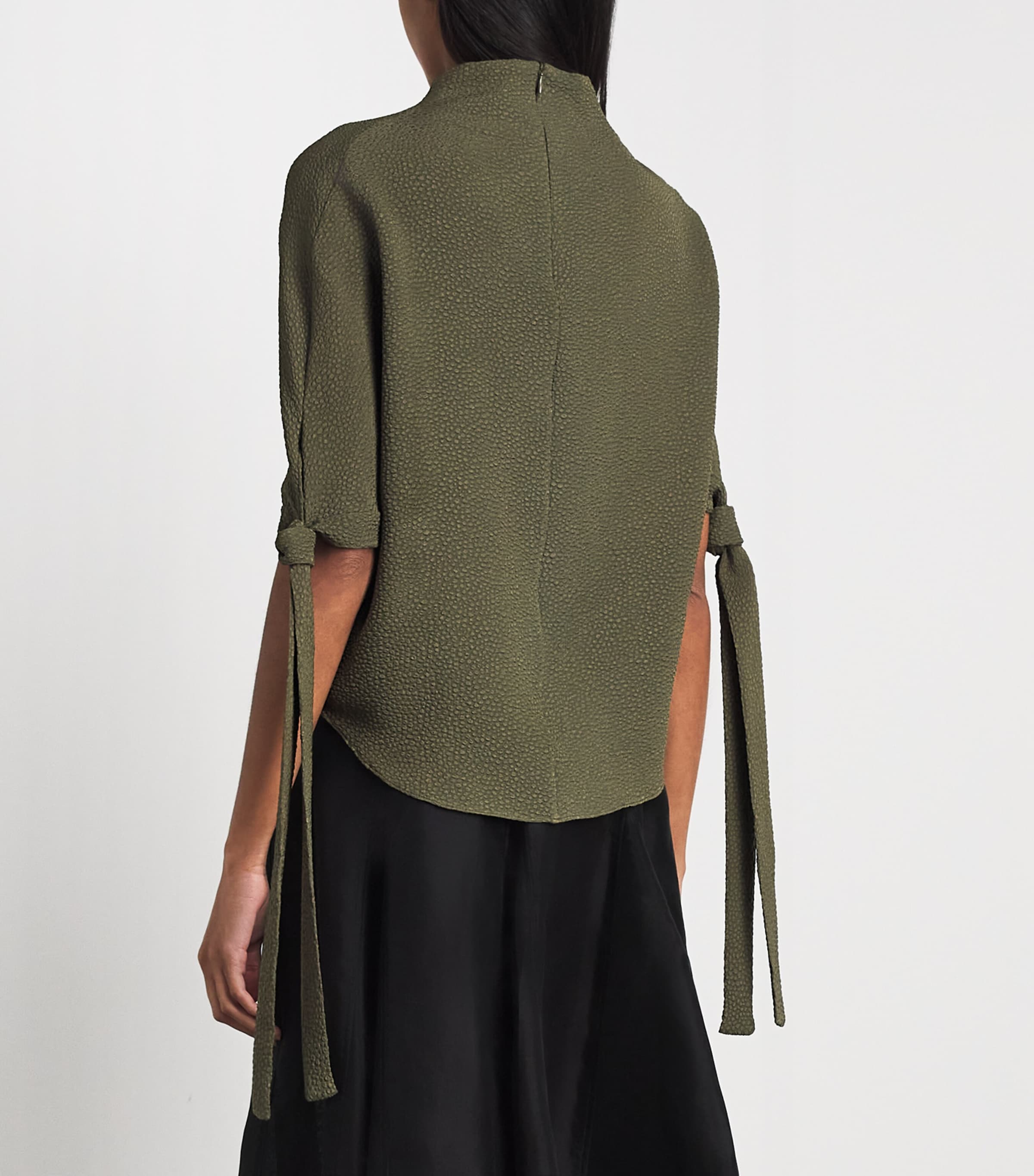 Edeline Lee Womens Pedernal Blouse Agr Amber Green Image 5