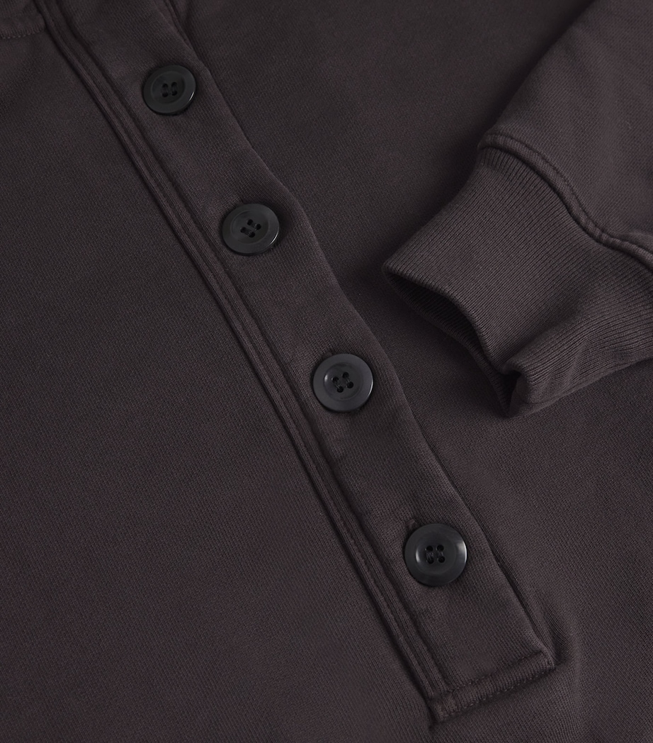 Cotton Funnel-Neck Mirelle Sweatshirt CHOCOLATE Image 5