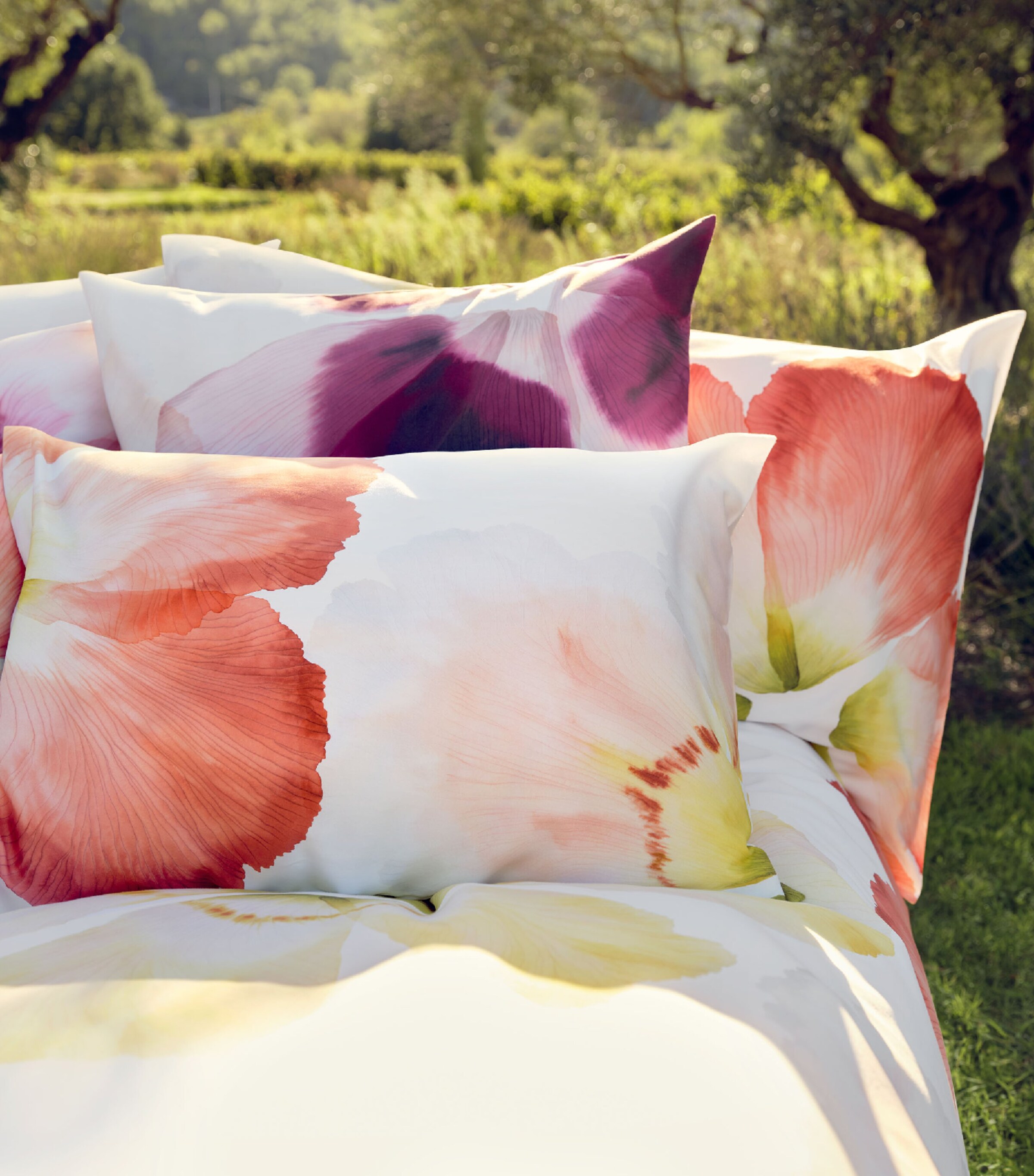 Schlossberg Cotton Sateen Aurora Super King Duvet Cover (220cm x 260cm) Blanc Image 4