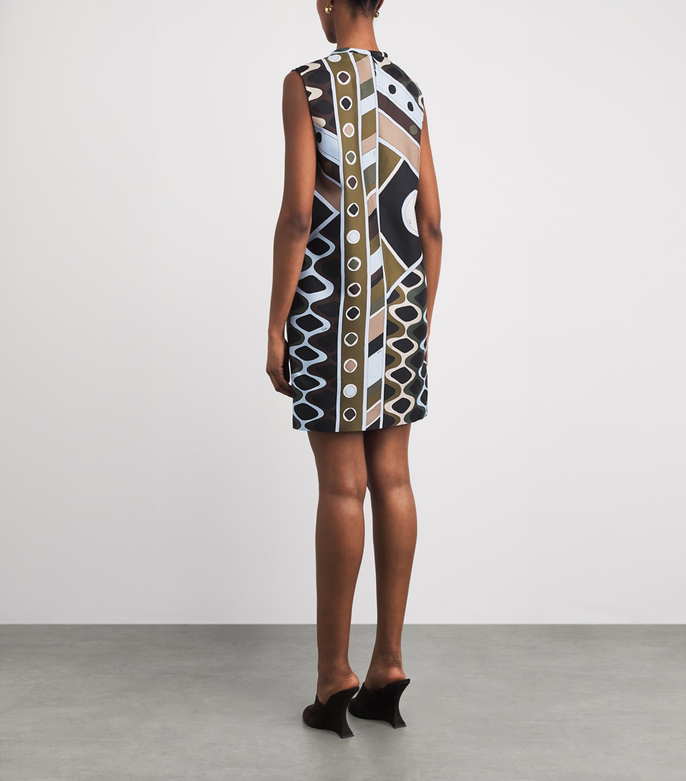 PUCCI Womens Silk Vivara Mini Dress Image 4