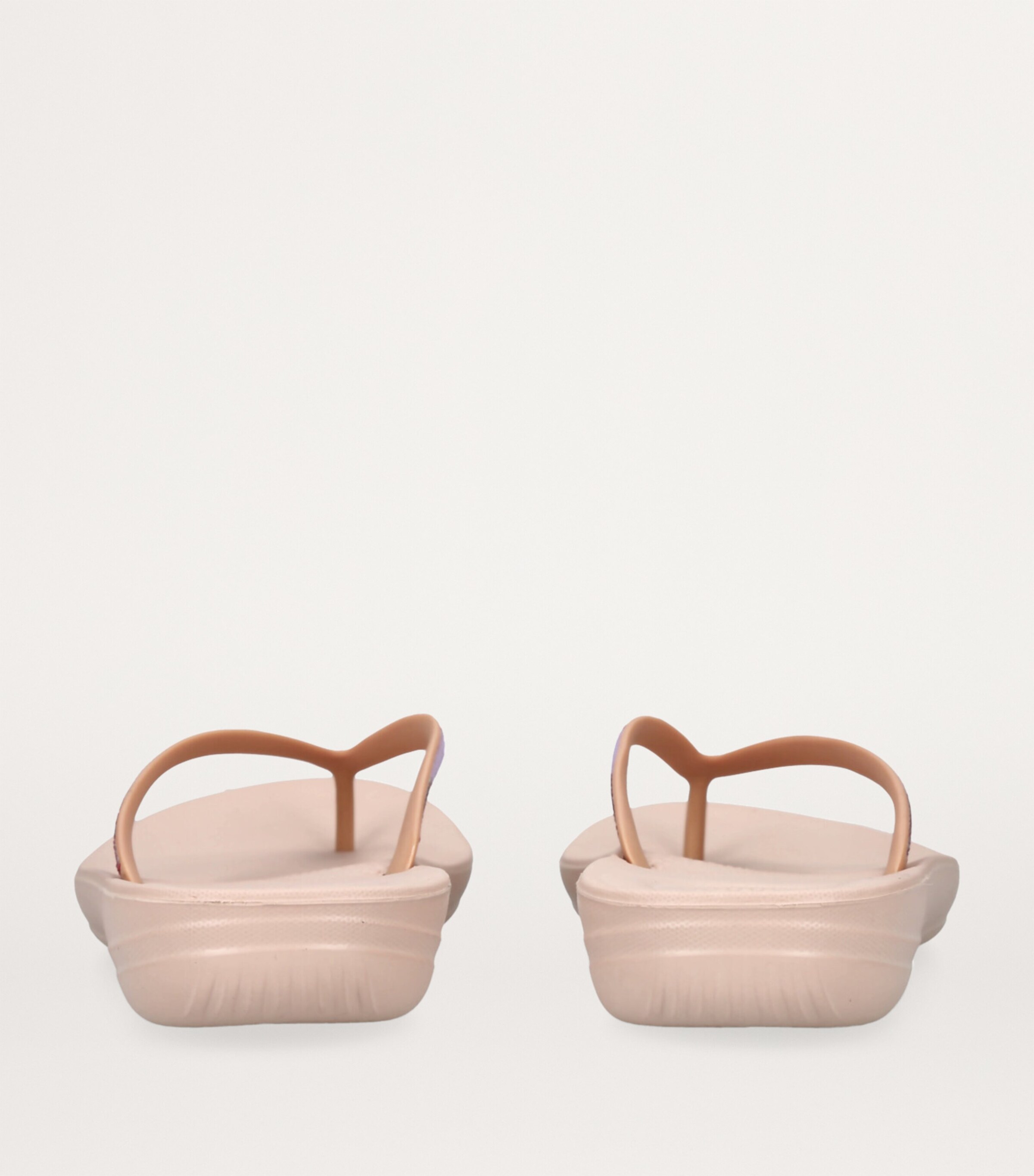 FitFlop Iqushion Sparkle Flip Flops Beige Image 2