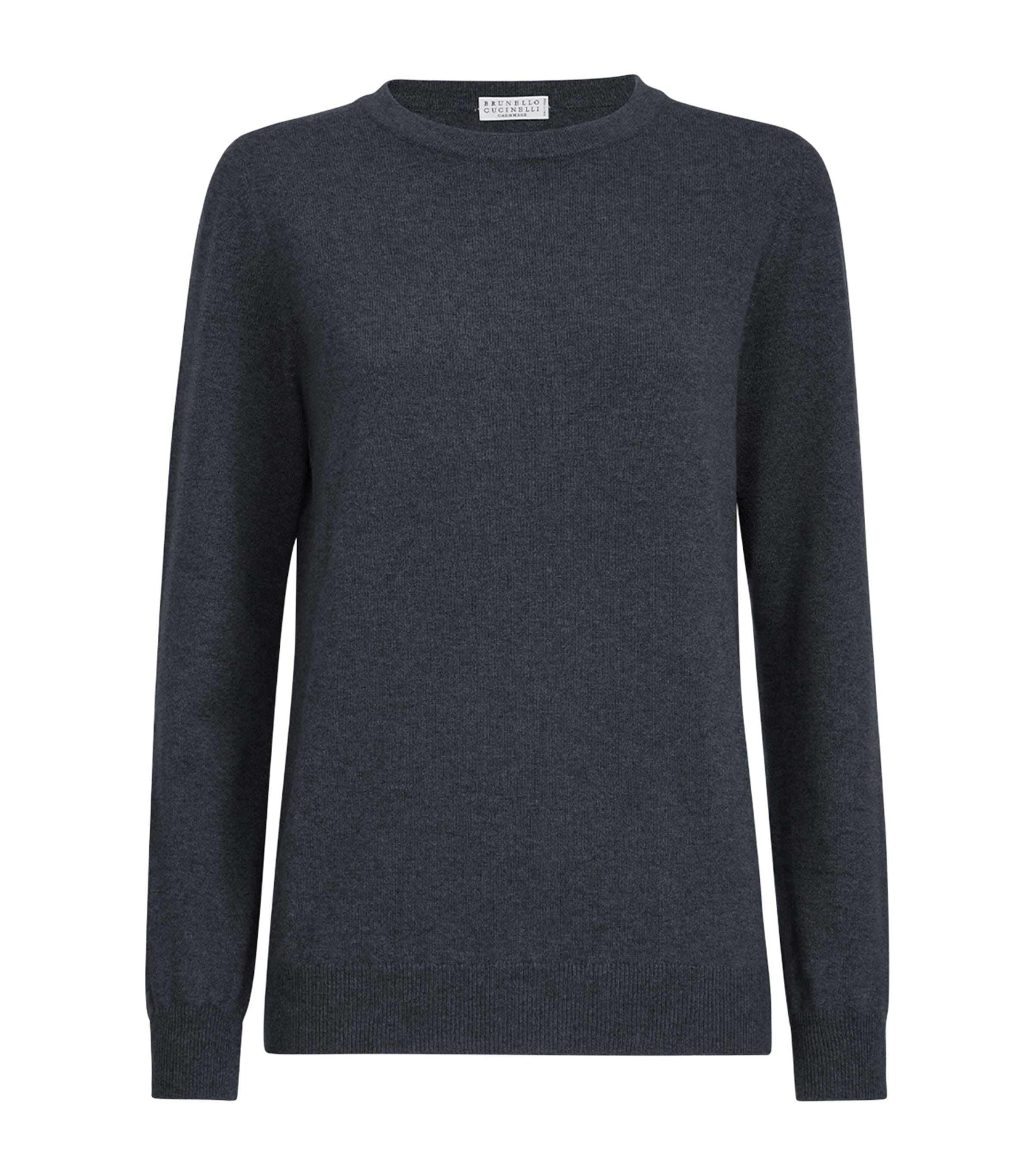 Brunello Cucinelli Womens Cashmere Monili-Trim Sweater Image 1