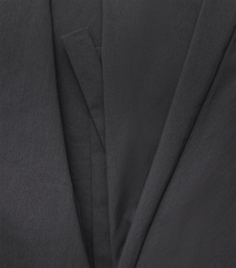 Cotton-Blend Halterneck Maxi Dress BLACK Image 5