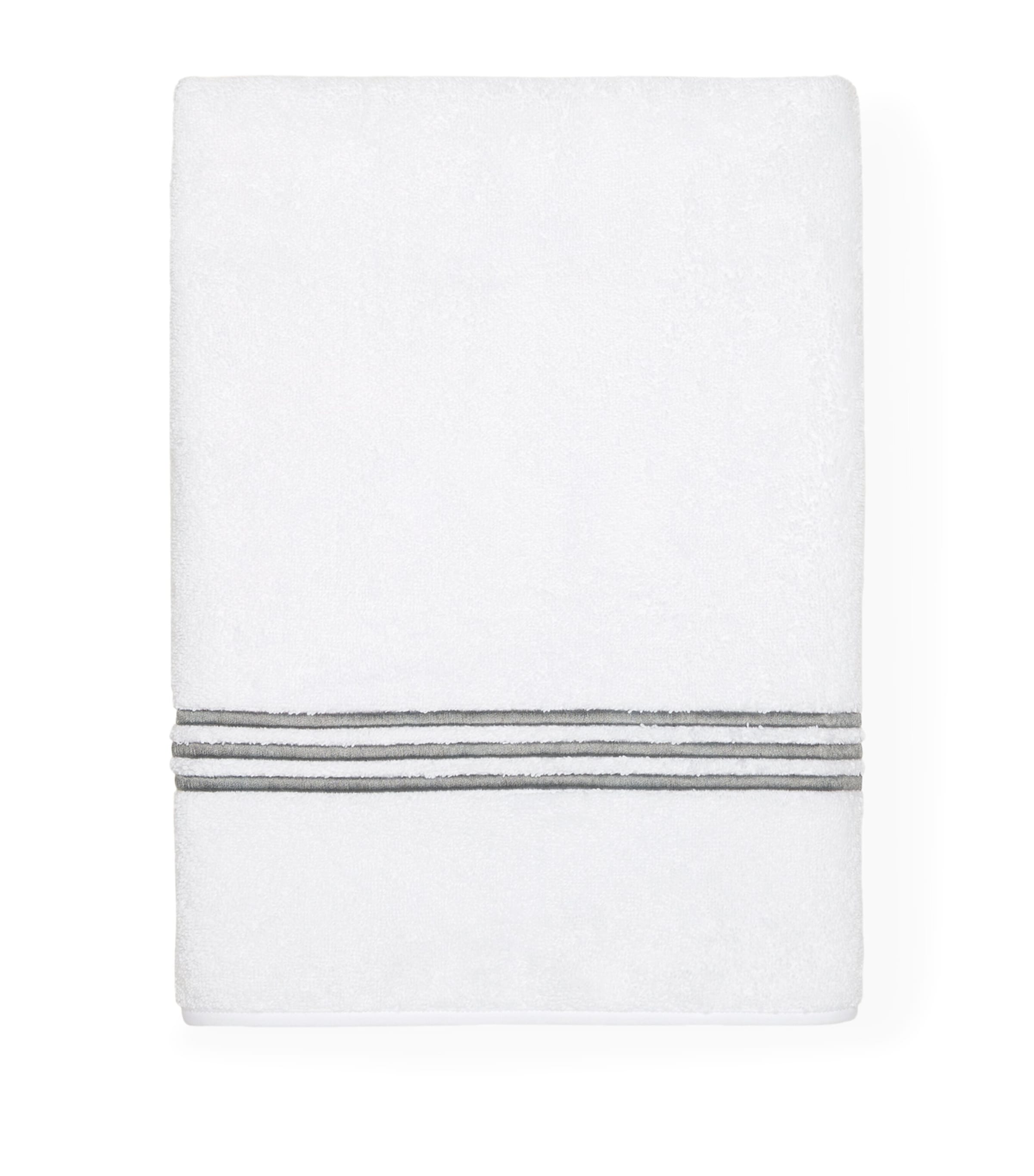 Pratesi Tre Righe Hand Towel In Grey