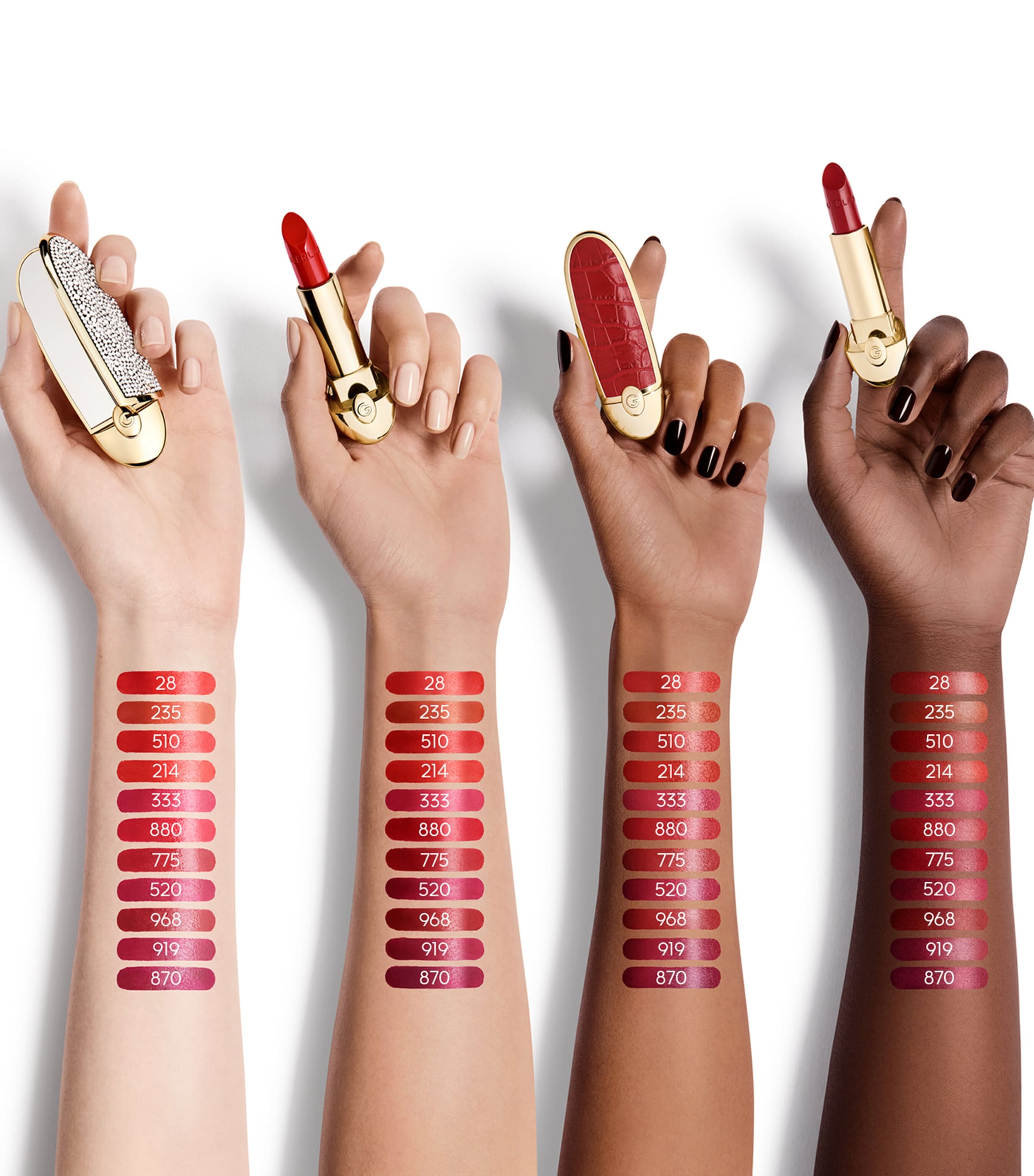 Rouge G Ultra-Care Satin Lipstick - Refill 345 RED Image 4