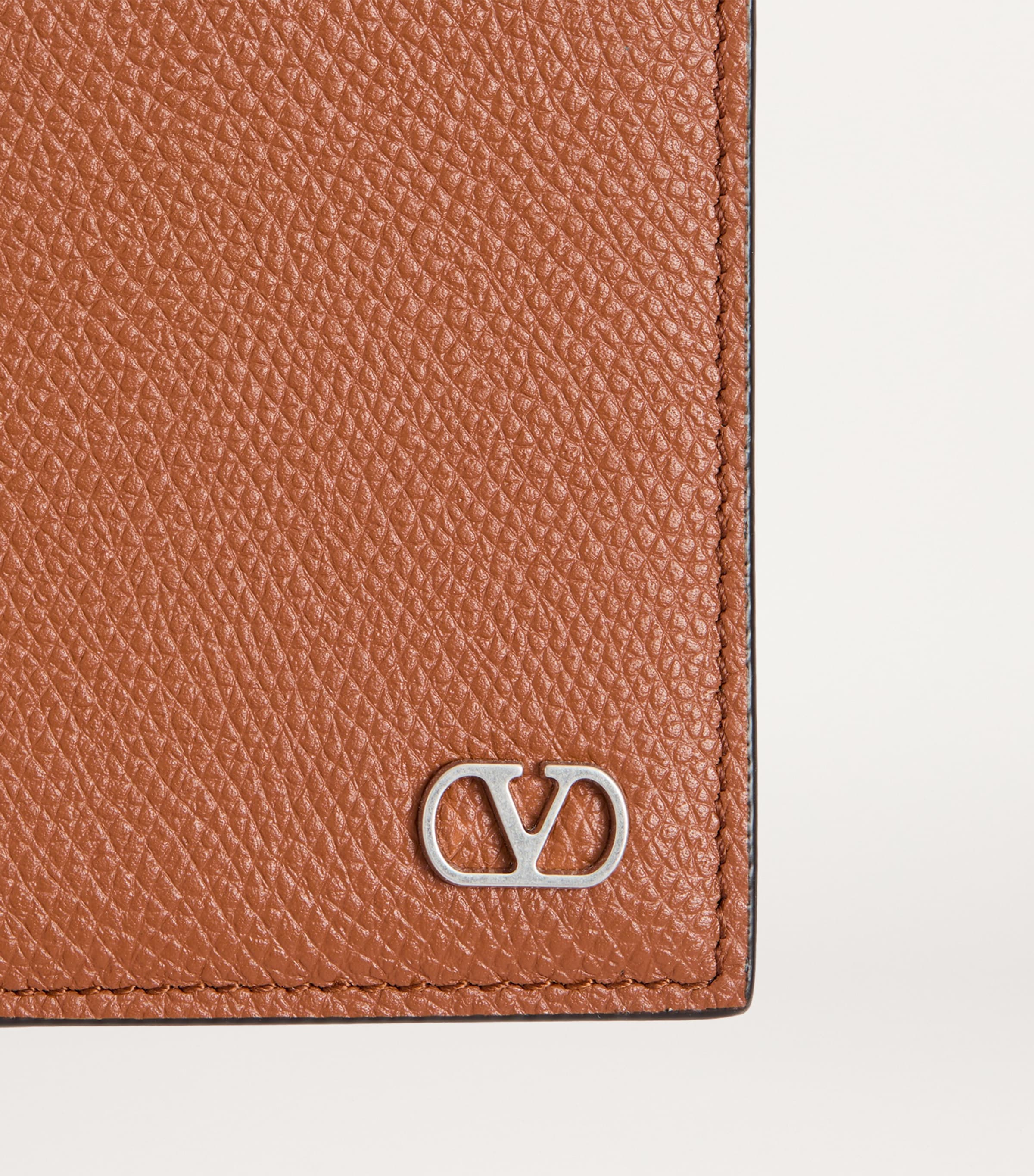 Leather VLogo Card Holder HG5 Image 5