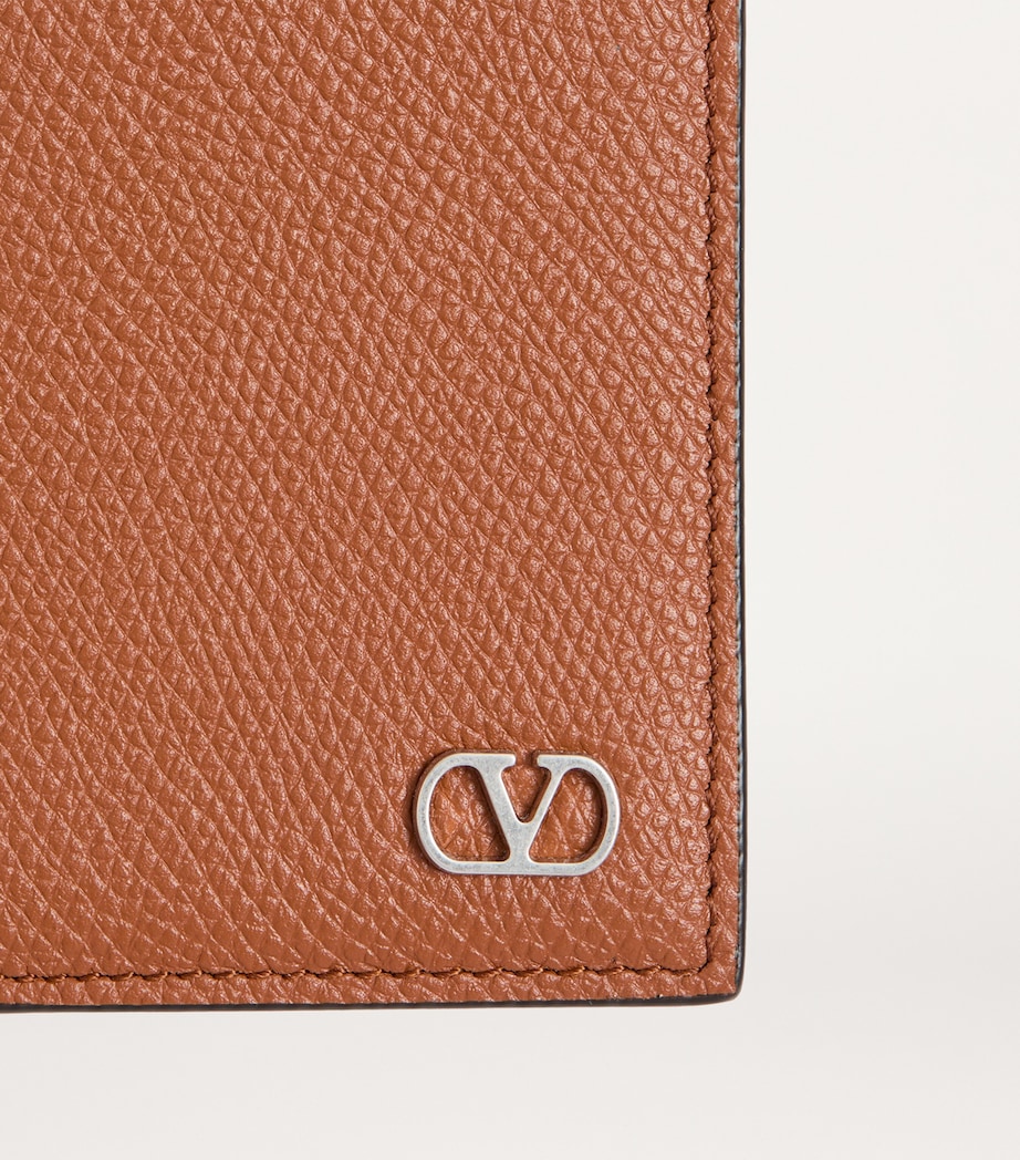 Leather VLogo Card Holder HG5 Image 5