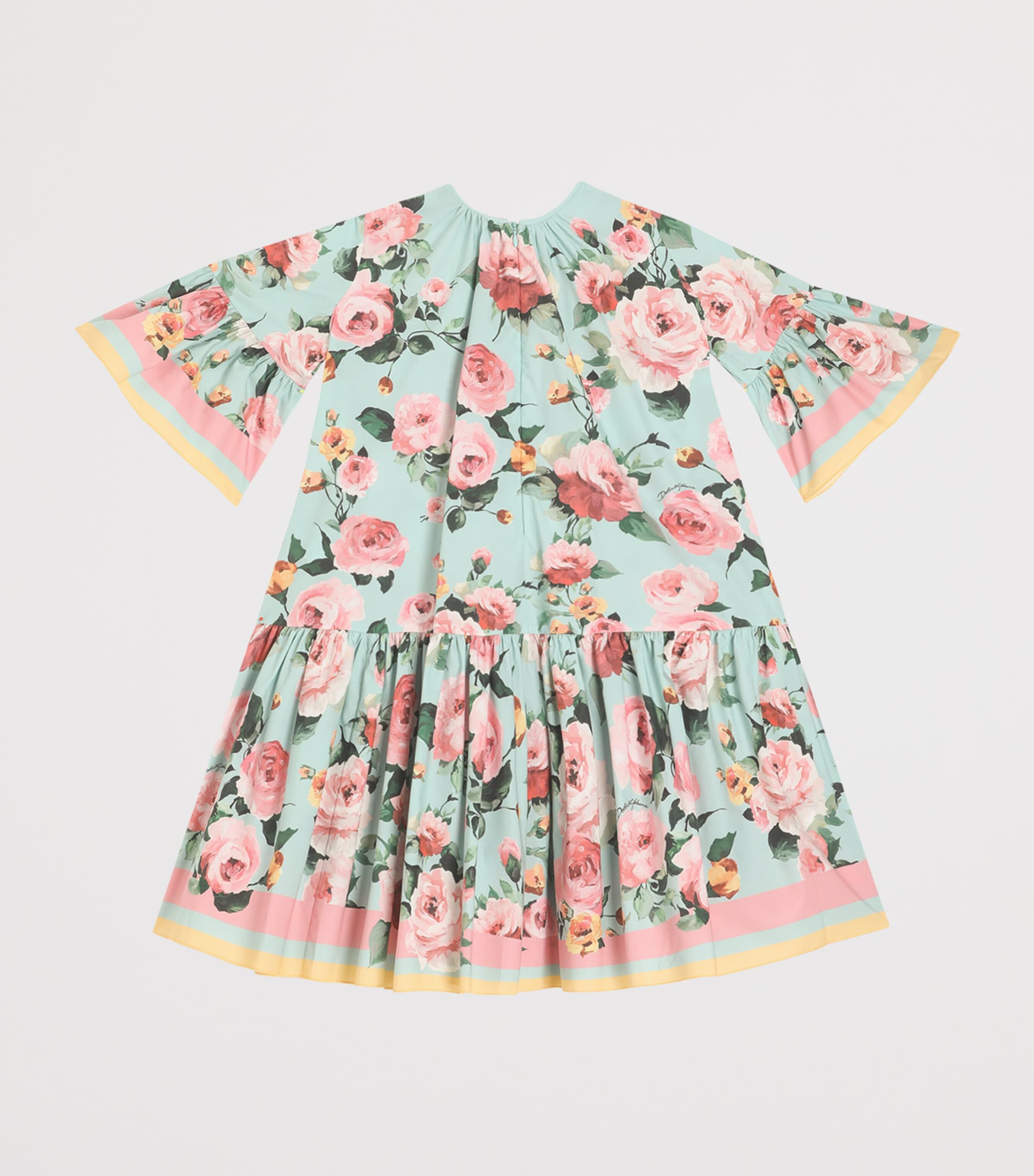 Cotton Floral Print Dress (8-12+ Years) HT5QE-ROSE Image 2