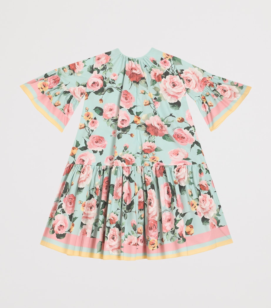 Cotton Floral Print Dress (8-12+ Years) HT5QE-ROSE Image 2