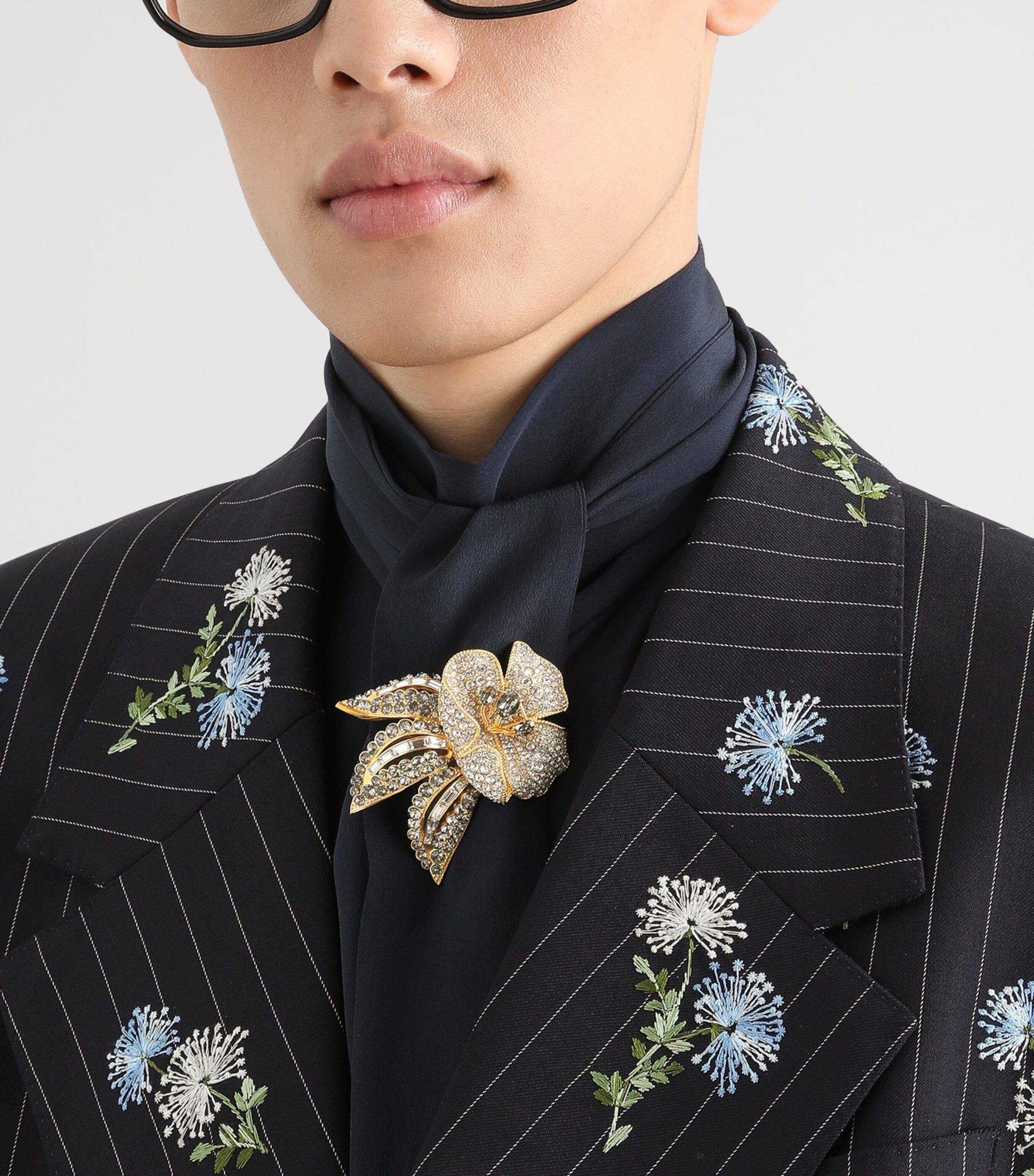 Dolce&Gabbana Flower Brooch Gold Image 2