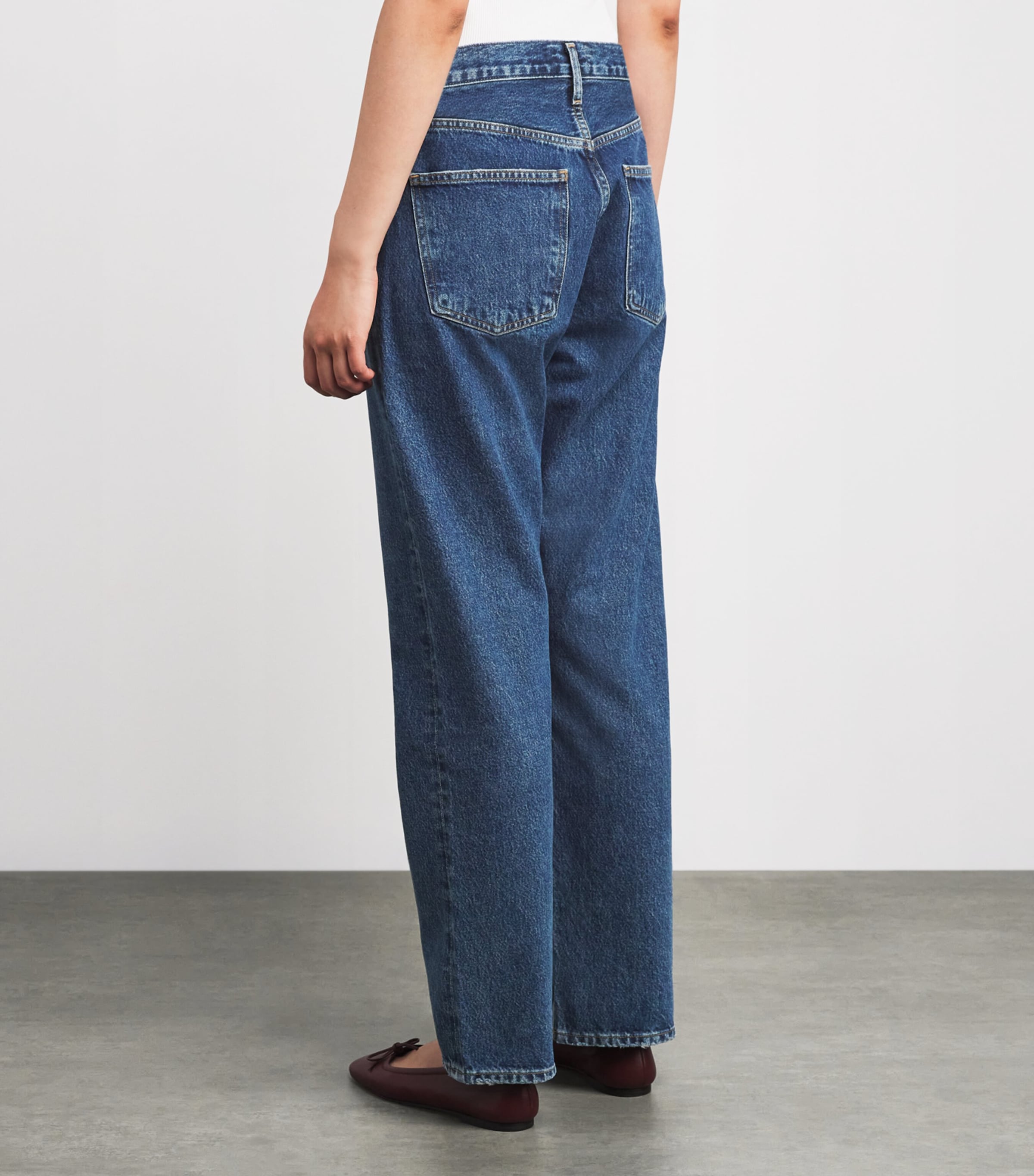 90's Straight Jeans FNTIN MRBLD MD IND Image 4