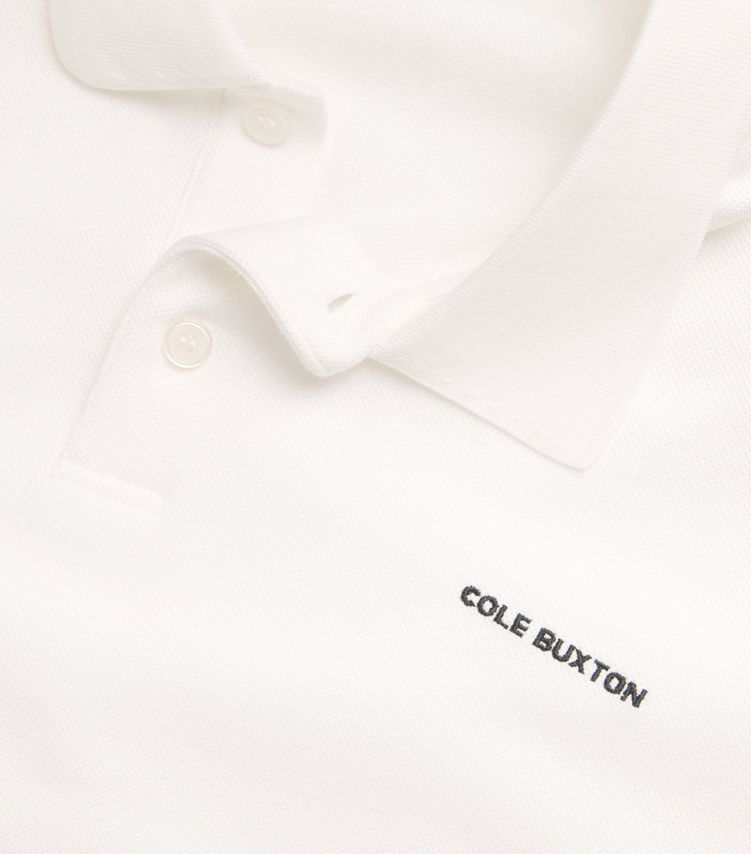 Cotton Pique Mini Logo Polo Shirt VINTAGE WHITE 101 Image 5
