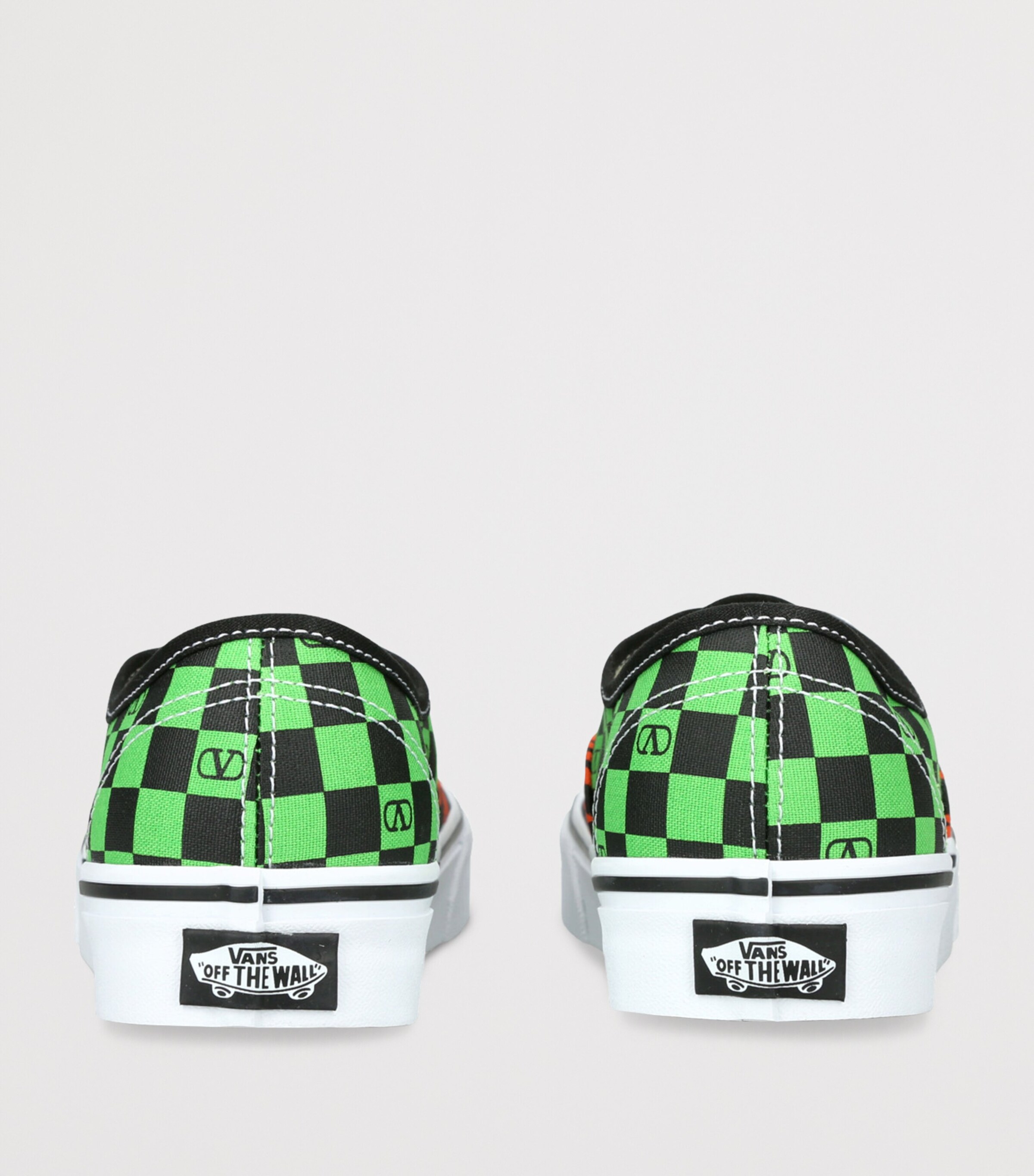 Valentino Garavani Green x Vans Canvas Checkerboard and Palm Leaf