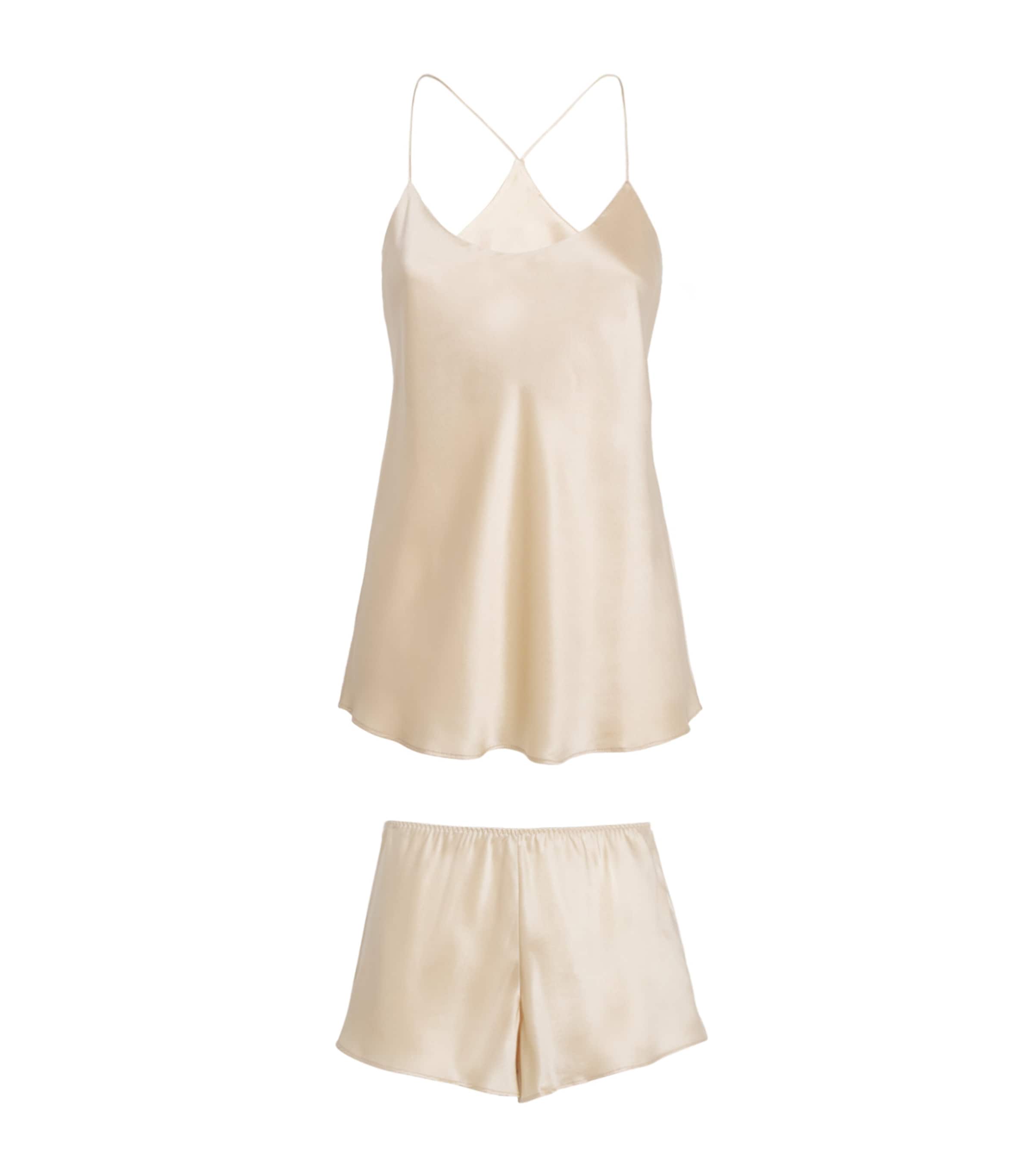 OLIVIA VON HALLE SILK BELLA PYJAMA SET 
