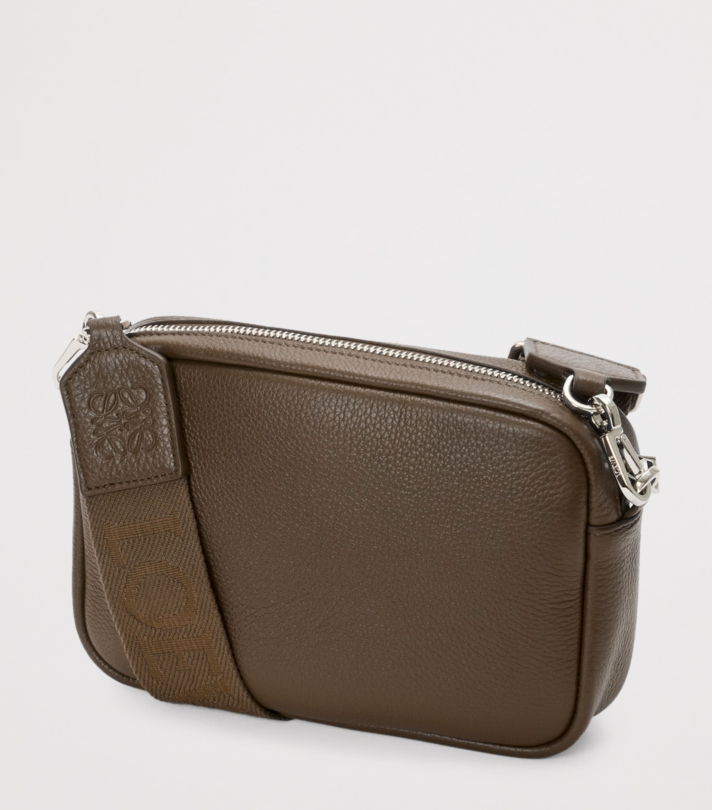 LOEWE Small Leather Pebble Messenger Bag | Harrods US