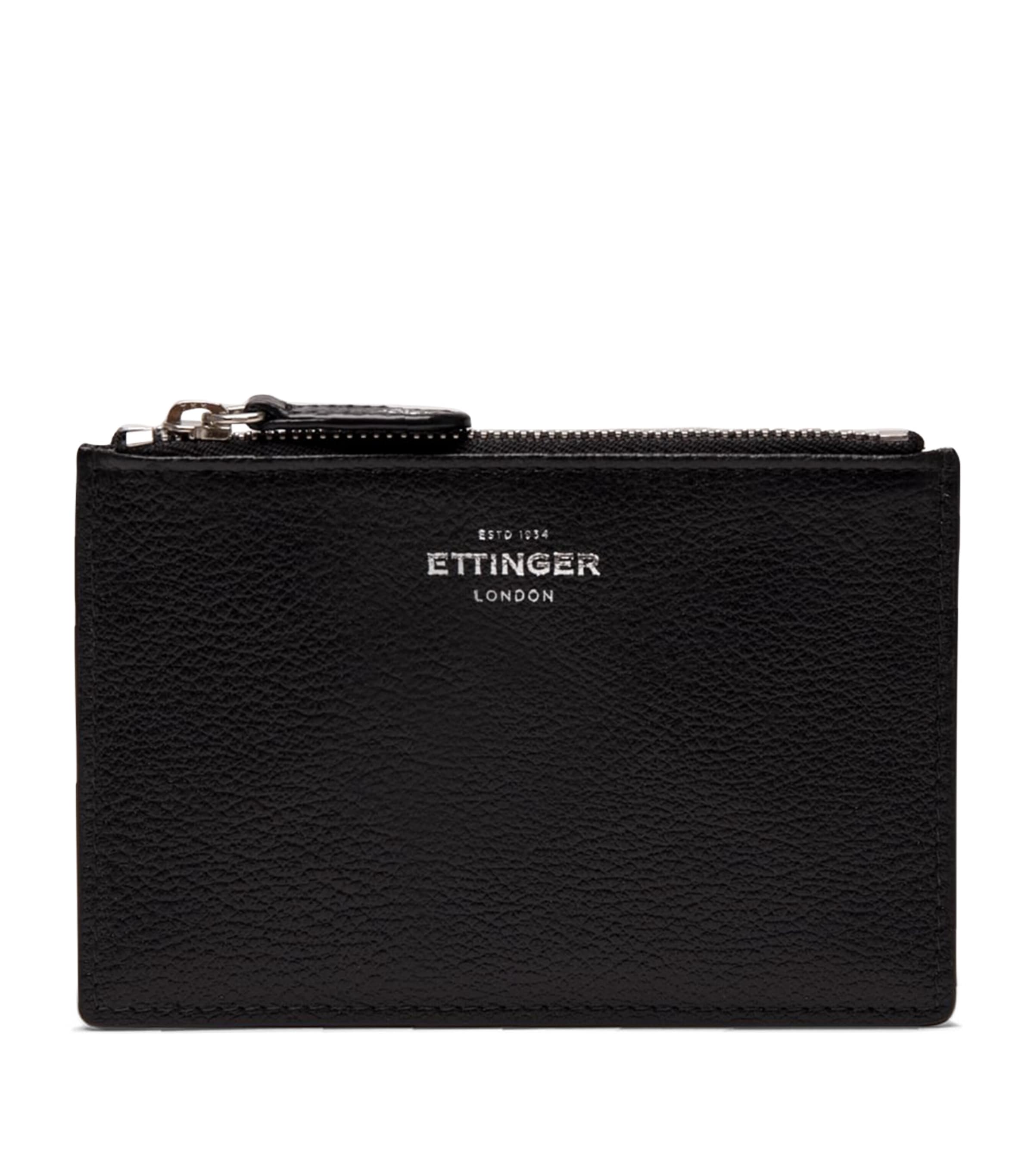 Ettinger Mini Leather Capra Travel Pouch In Black | ModeSens