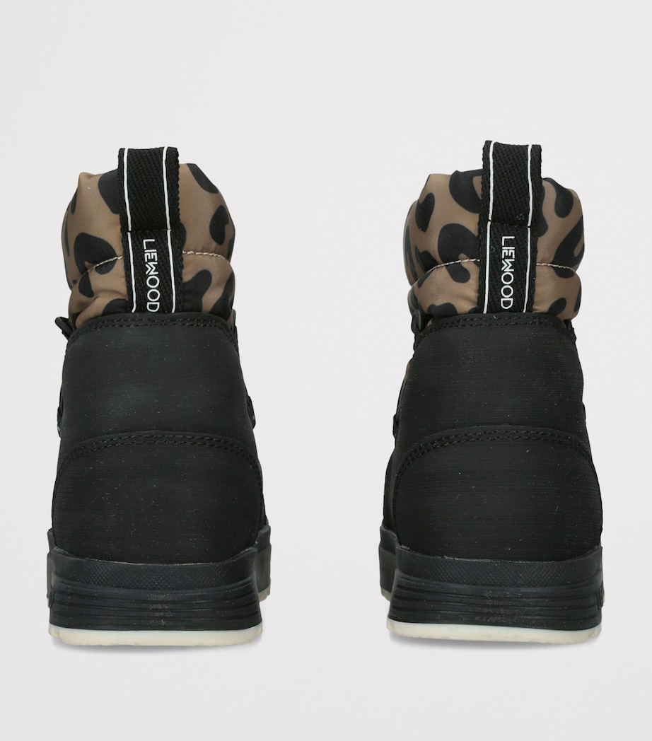 Liewood Zoey Leopard Print Snow Boots Black/comb Image 4