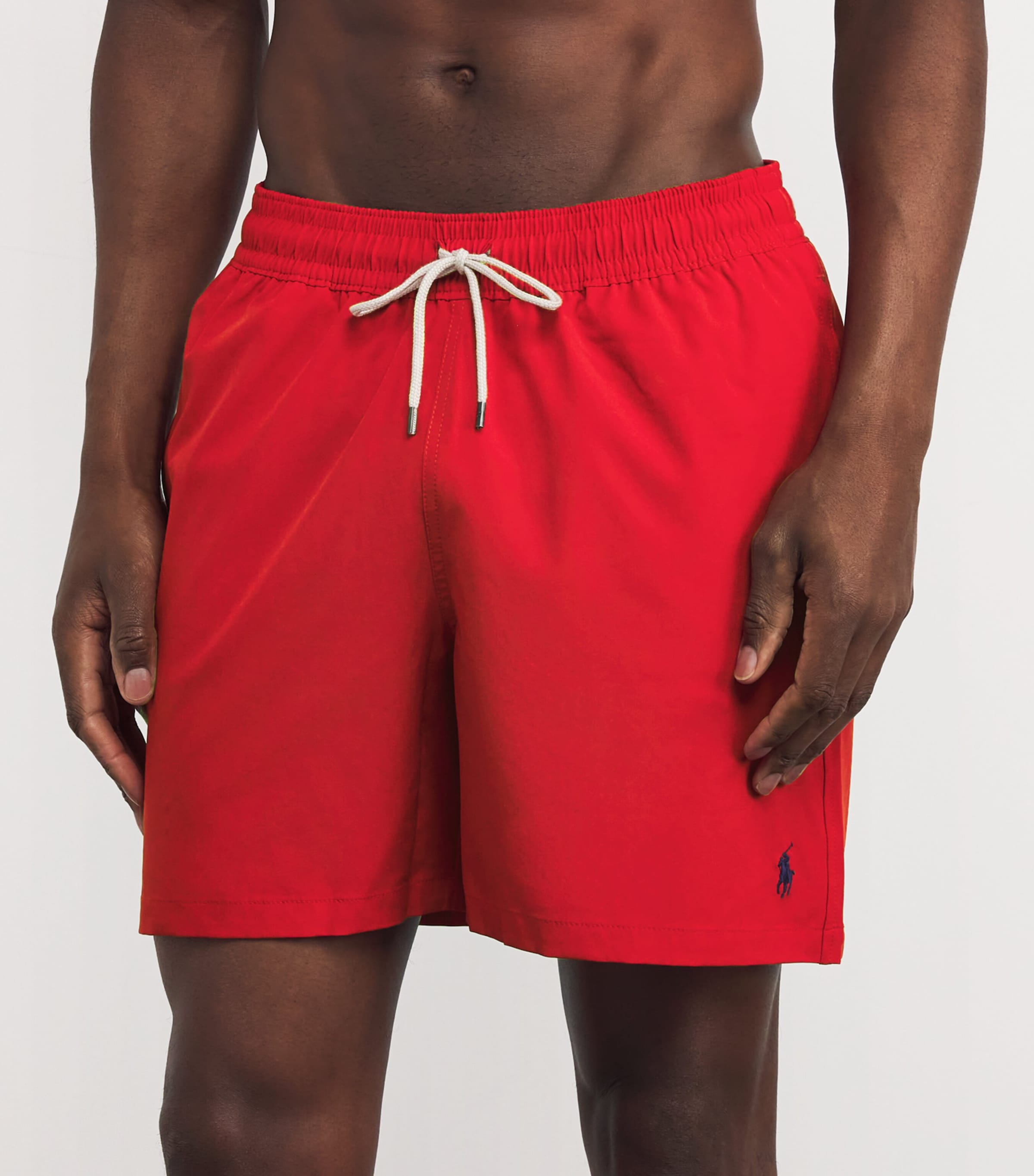 Polo Pony Swim Shorts RED Image 3