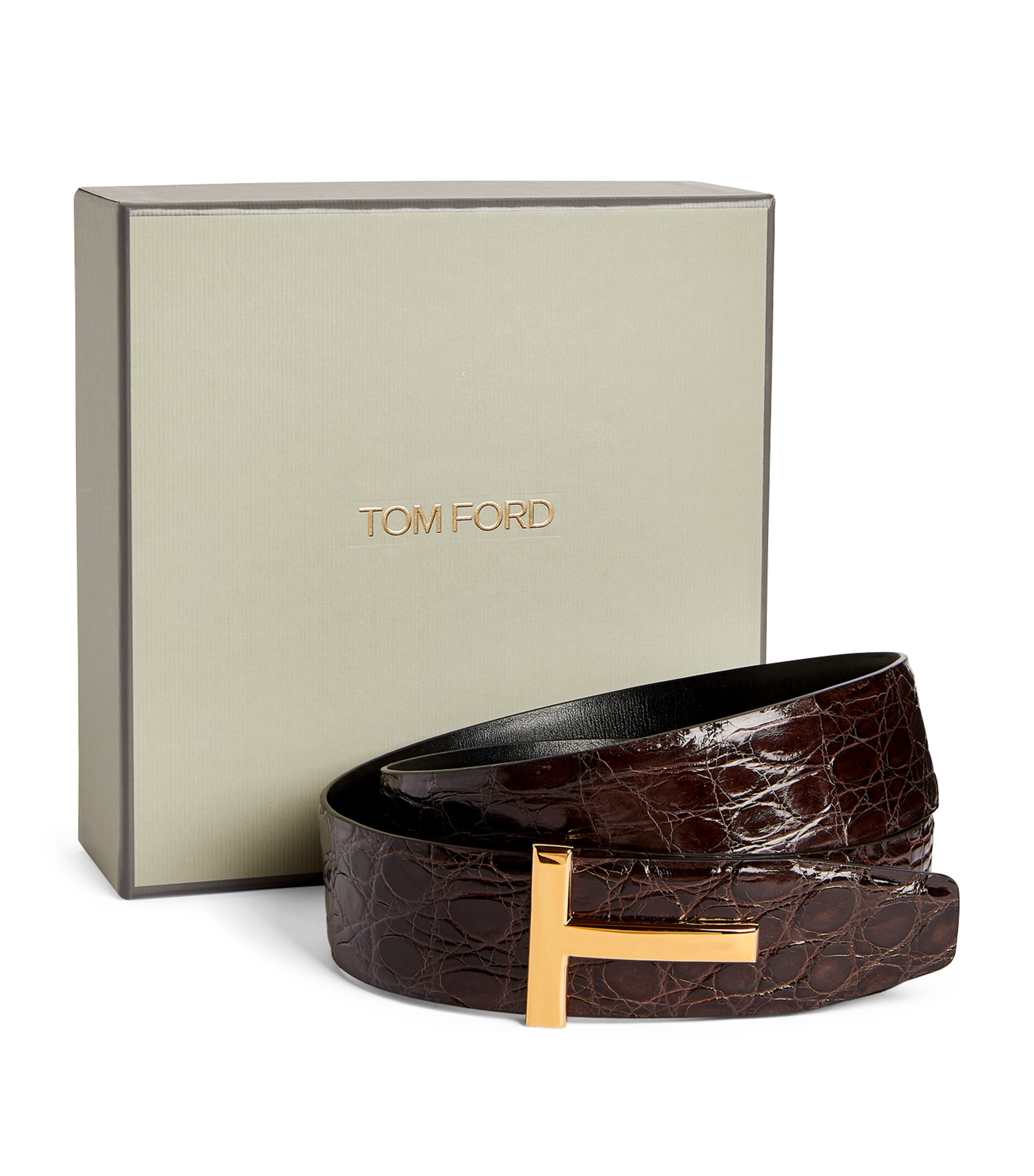 TOM FORD Leather Reversible T Icon Belt | Gifts | Men Bestsellers | Men Accessories | Belts | Designers | Tom Ford