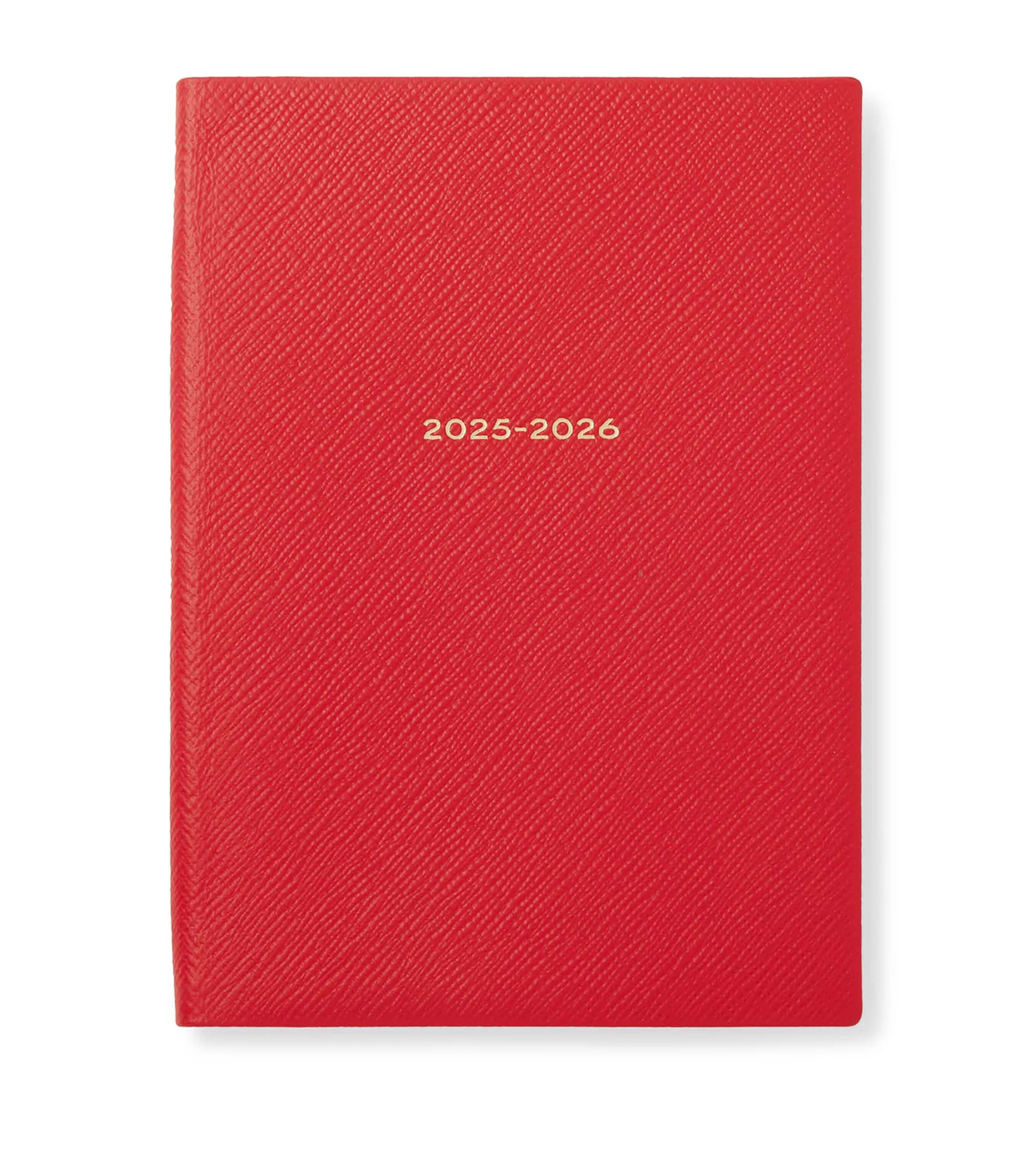 Smythson Leather Soho Planner In Red