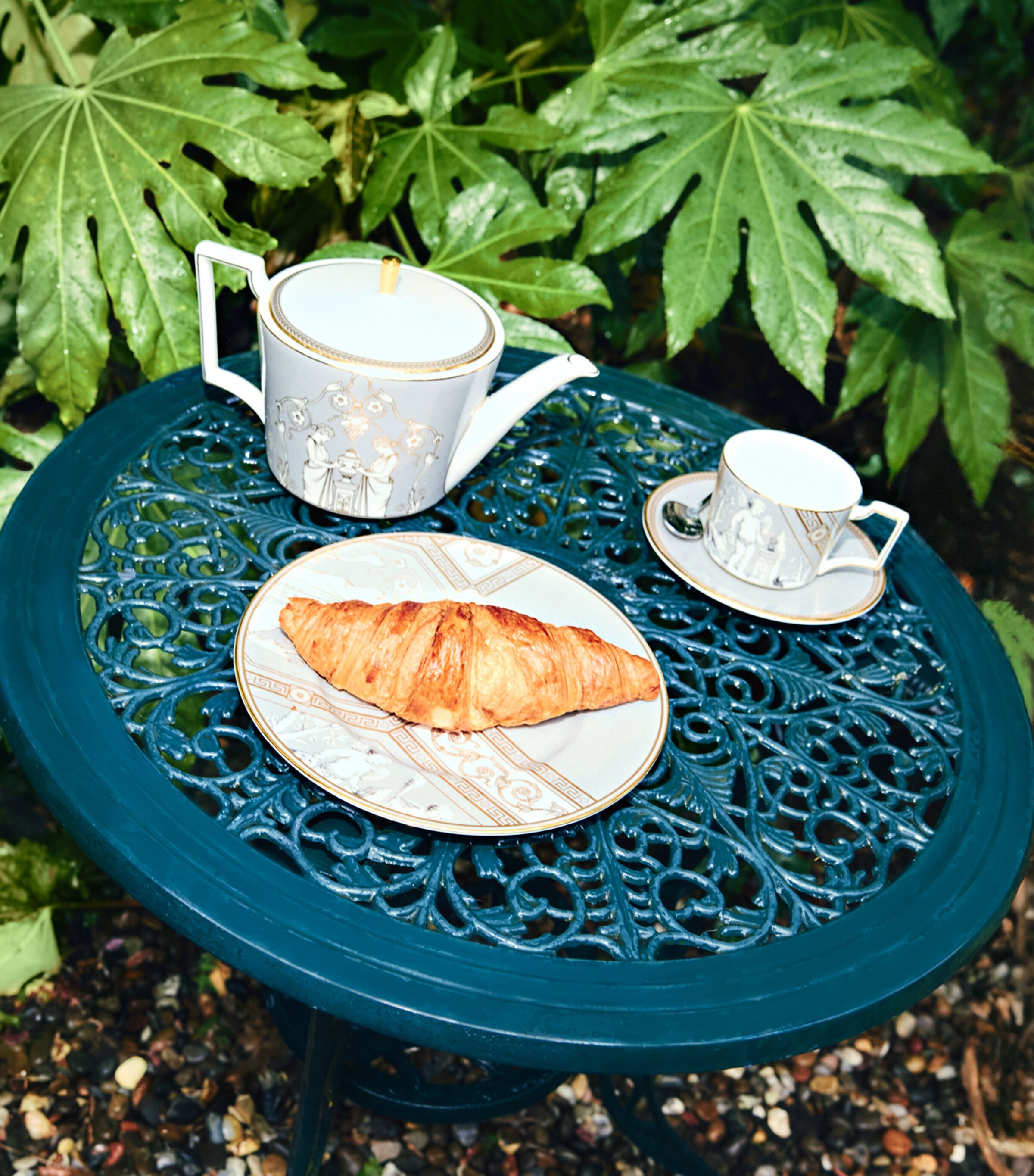 3-Piece Renaissance Tea Set GREY Image 6