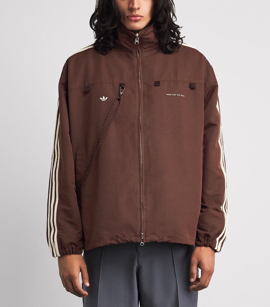 adidas Mens x Song for the Mute Track Jacket Auburn Image 4