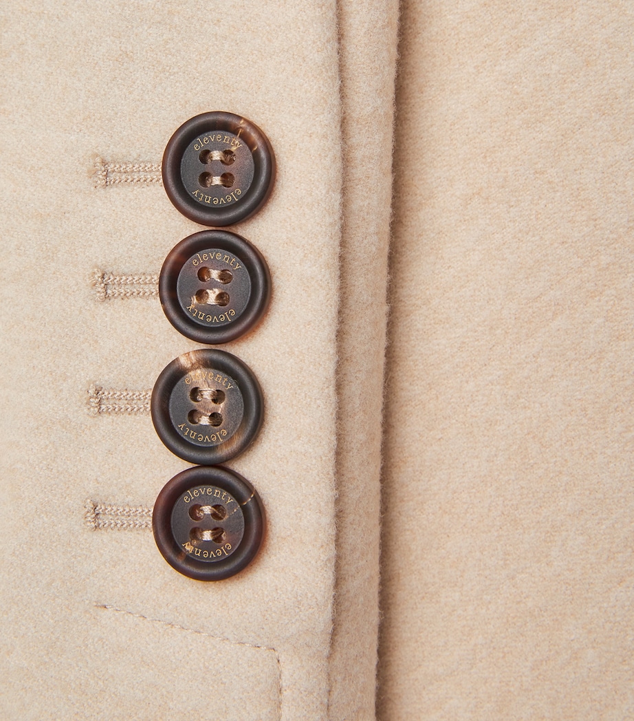 Wool Double-Breasted Pea Coat SABBIA Image 5