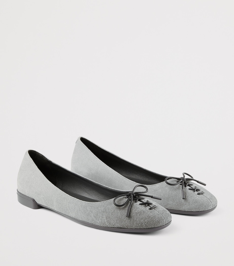 Scarlett Suede Ballet Flats DOVE Image 2