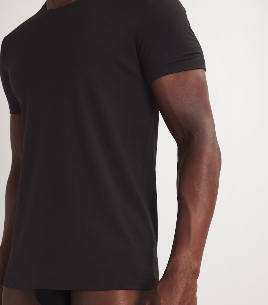 Wool-Blend Daily ClimaWool T-Shirt 3000/BLACK Image 5