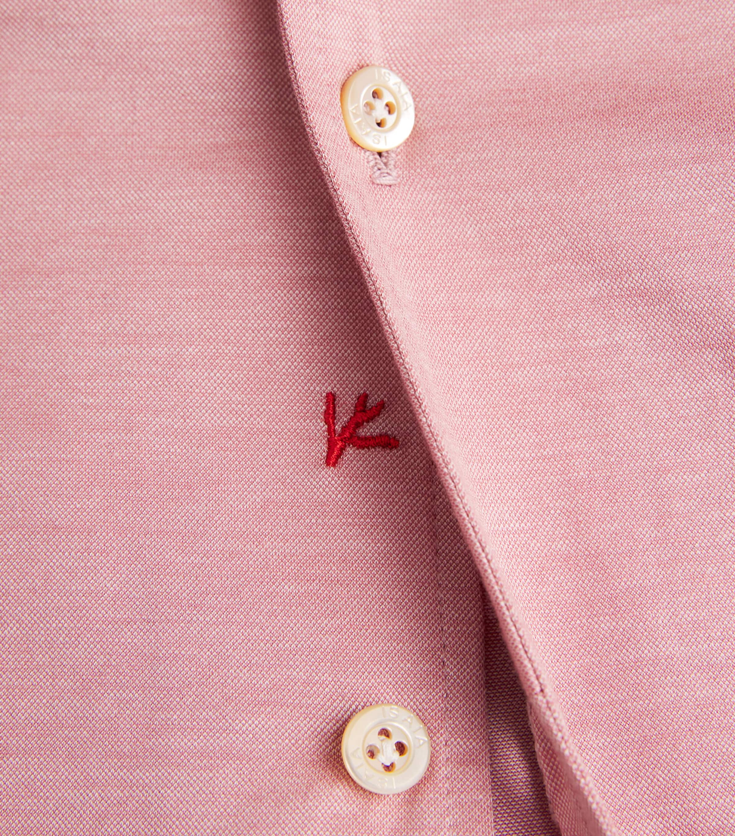 Isaia Mens Cotton Jersey Shirt Image 6