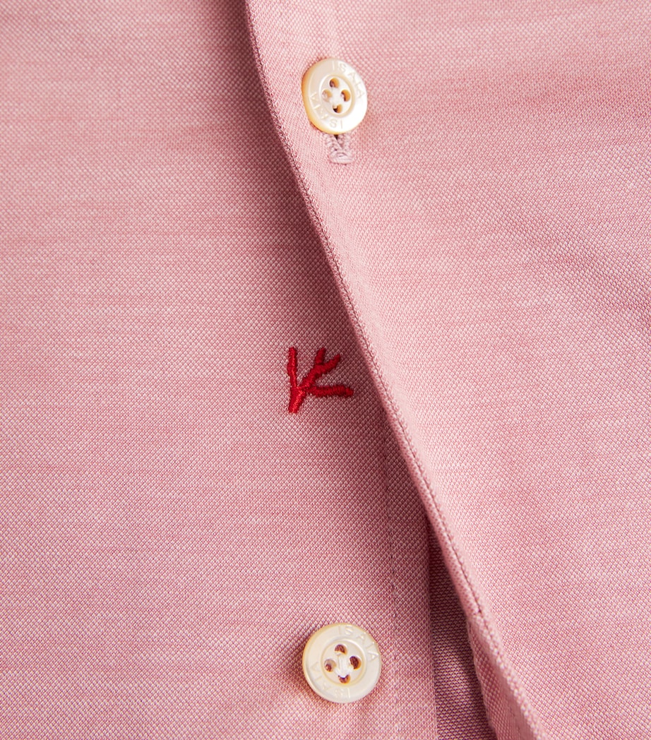 Isaia Mens Cotton Jersey Shirt Image 6