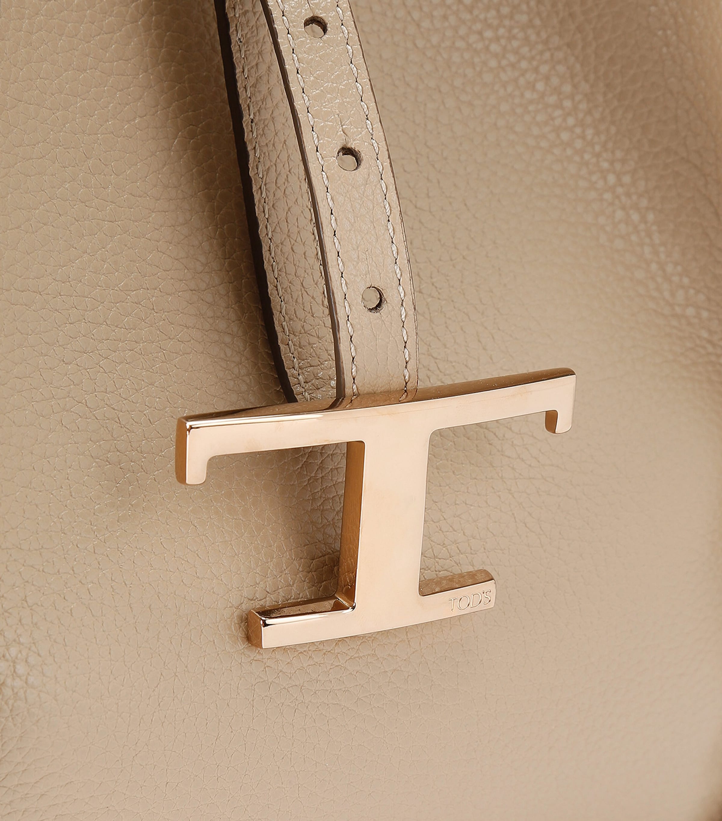 Tod's Leather Tote Bag White Image 3