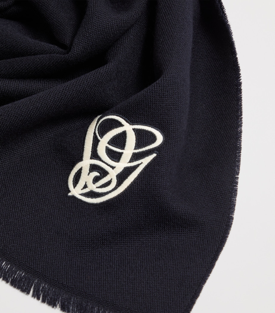 Virgin Wool Logo Scarf 9UA Image 3