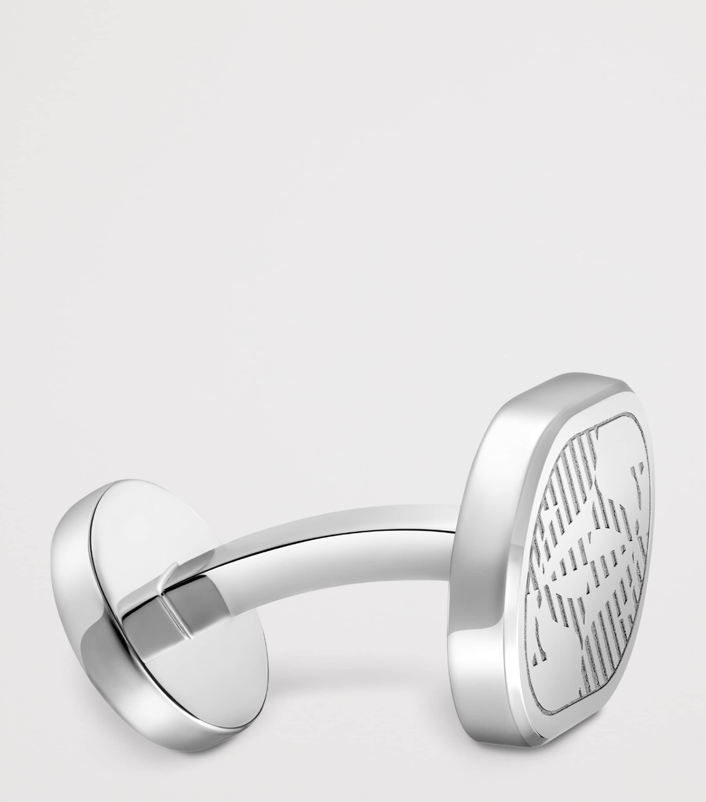 Cartier Sterling Silver Double C de Cartier Cufflinks Sterling Silver Image 4