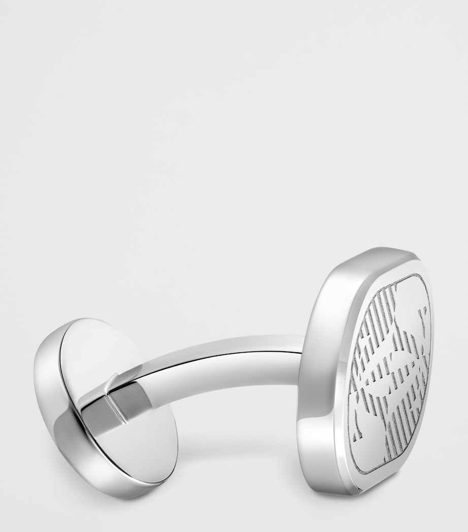 Cartier Sterling Silver Double C de Cartier Cufflinks Sterling Silver Image 4