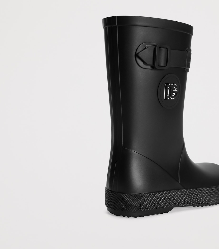 Logo-Patch Wellington Boots 80999-BLACK Image 4