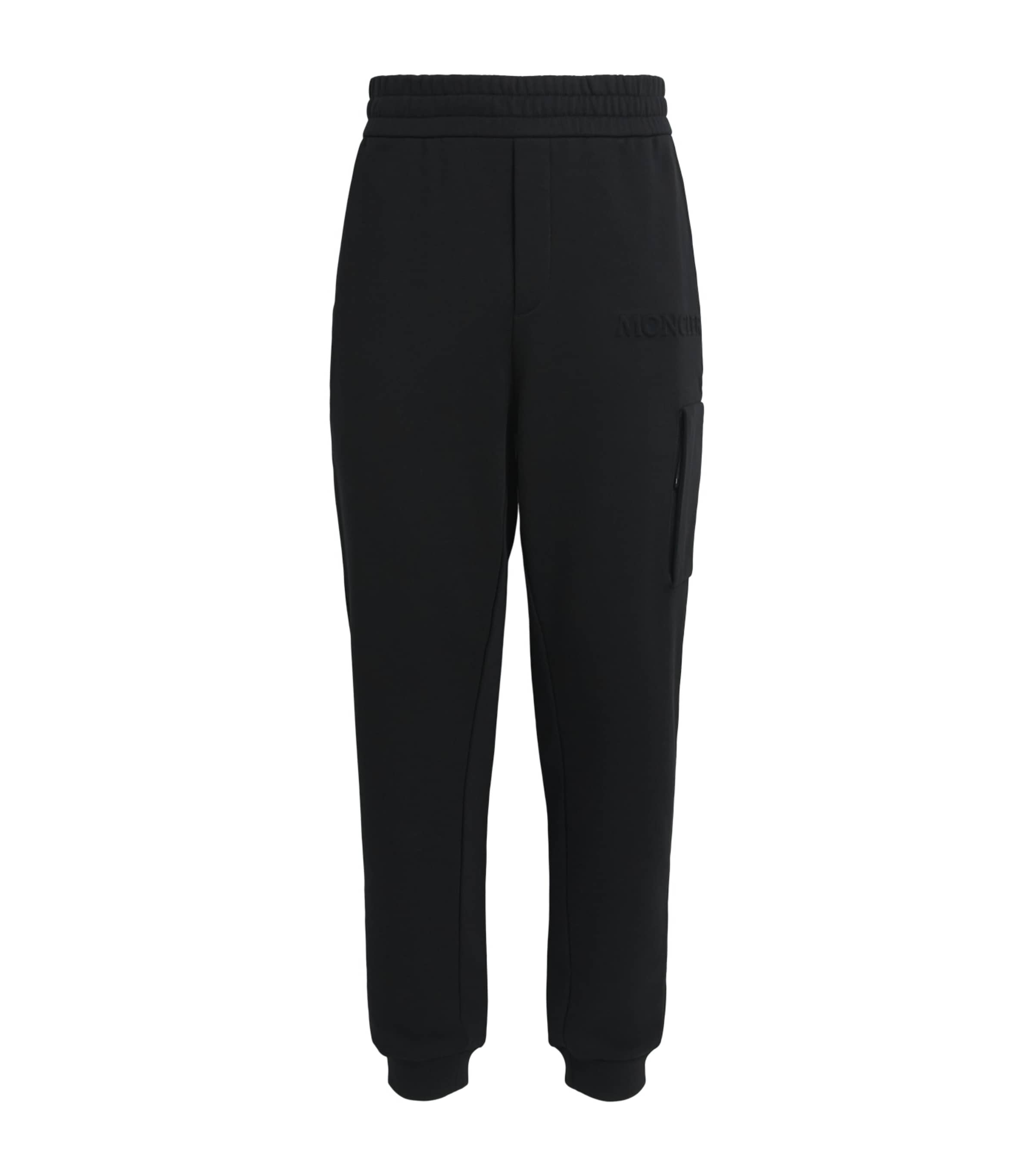 Moncler Mens Cotton Logo Sweatpants Image 1