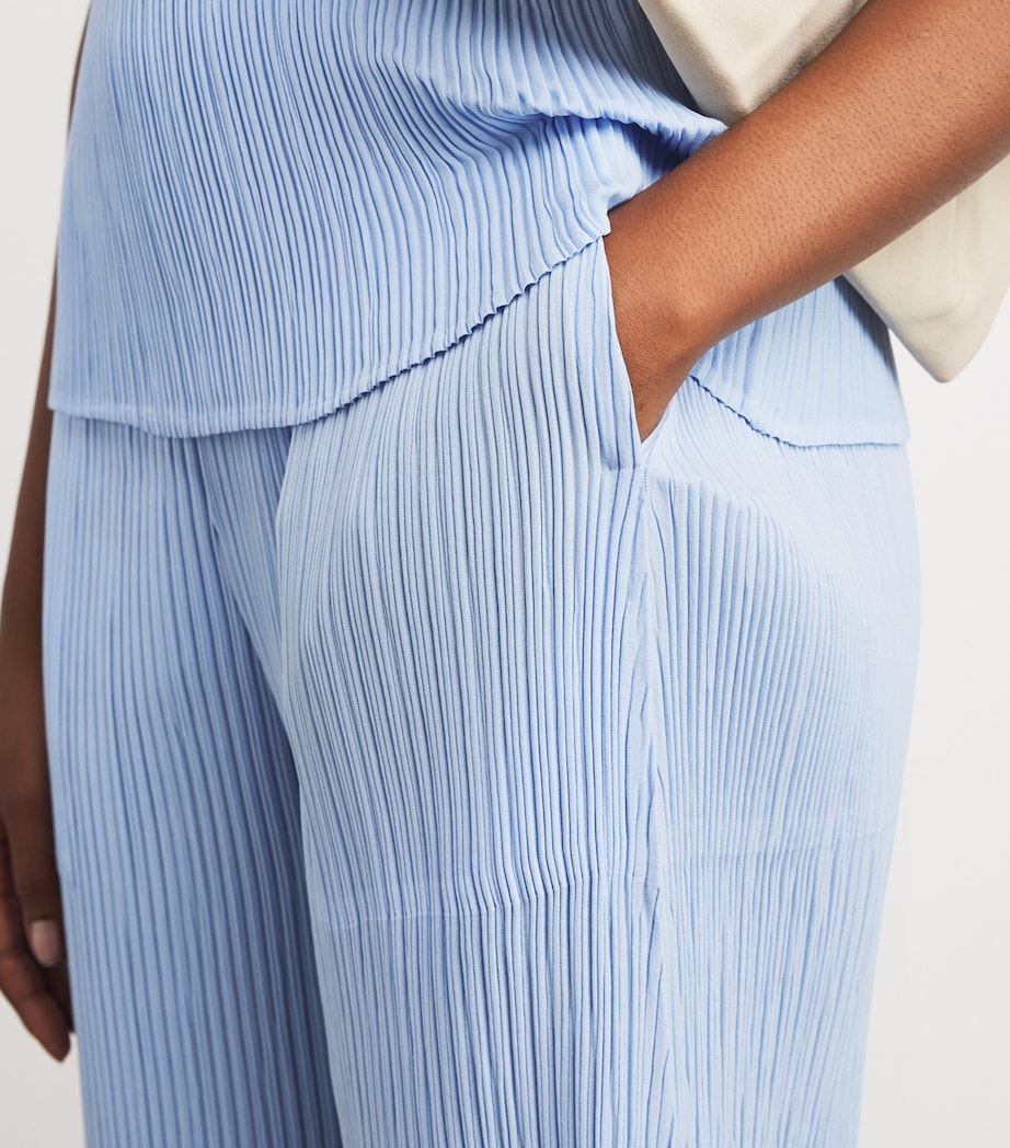 Hatching Trousers LIGHT BLUE Image 6
