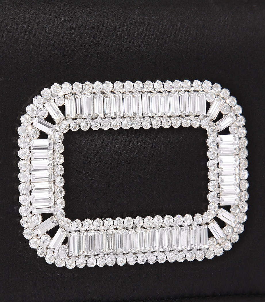 Micro Satin Pilgrim Top-Handle Bag BLACK Image 3