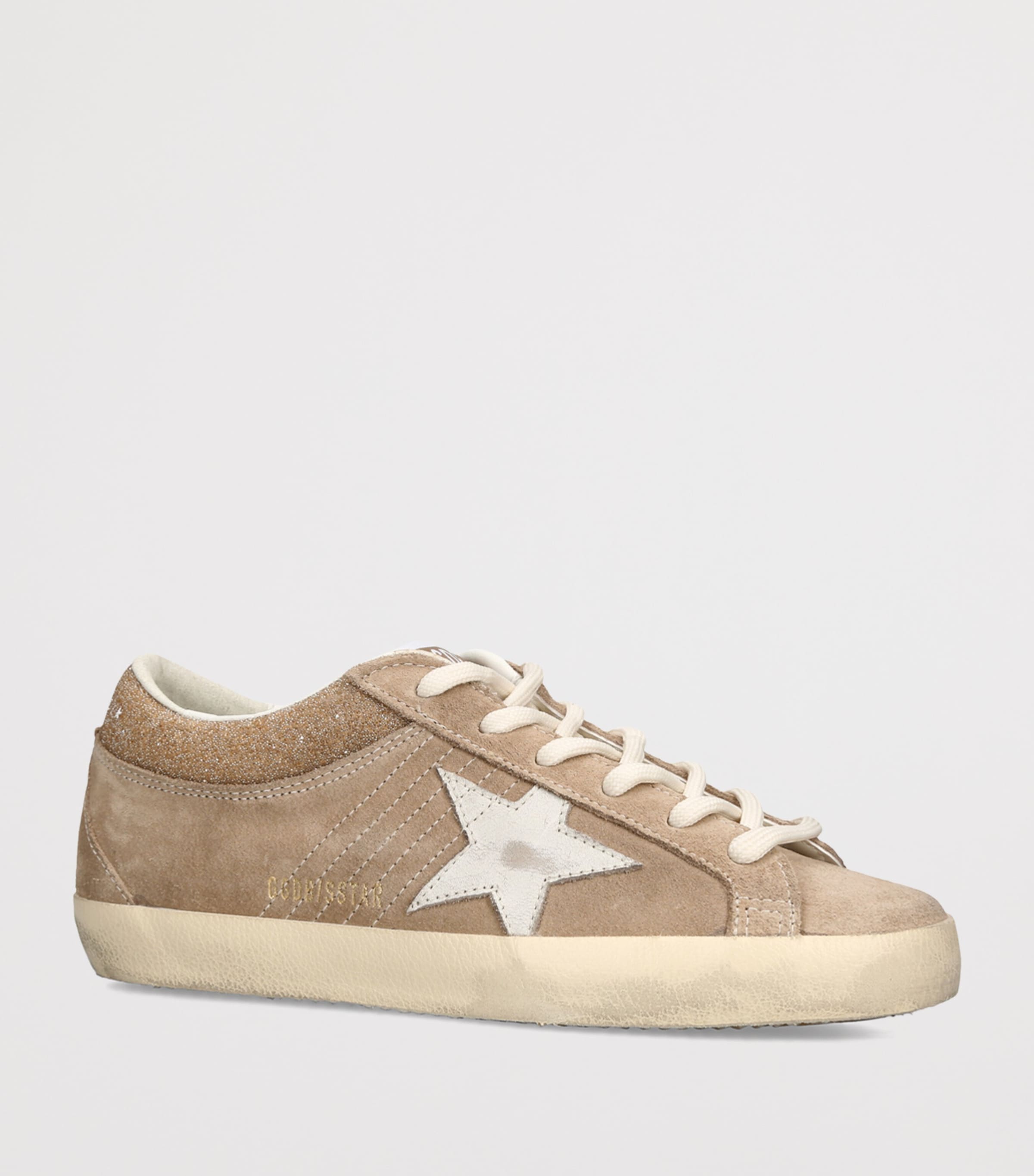 Golden Goose Suede Super-Star Sneakers Beige Oth Image 2